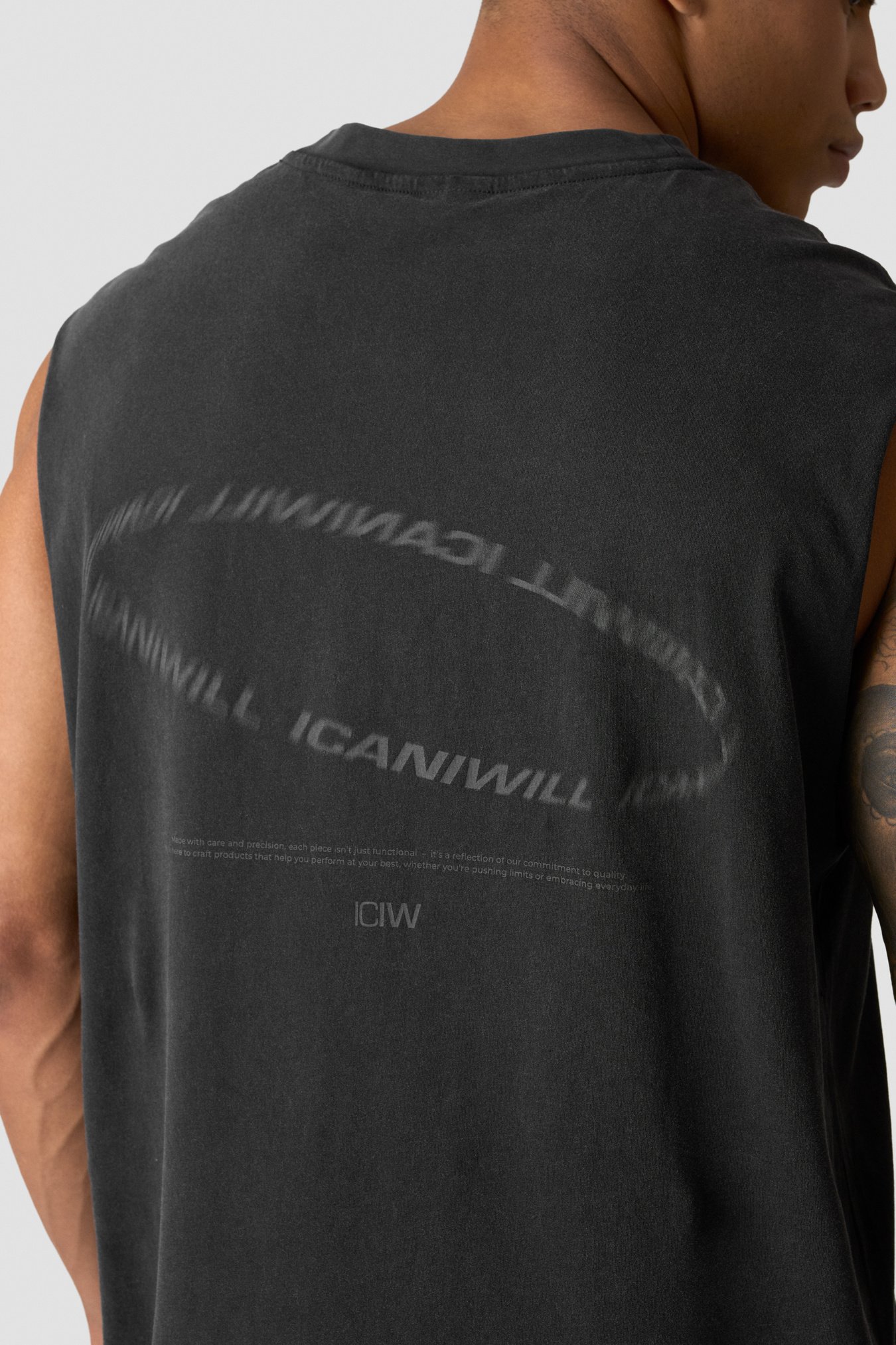 Stonewashed Tank Print Black - bild 3