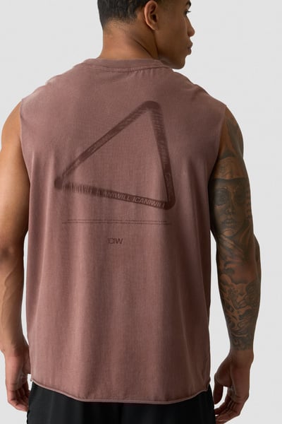 
                    Stonewashed Tank Print Auburn Brown
                    
                  