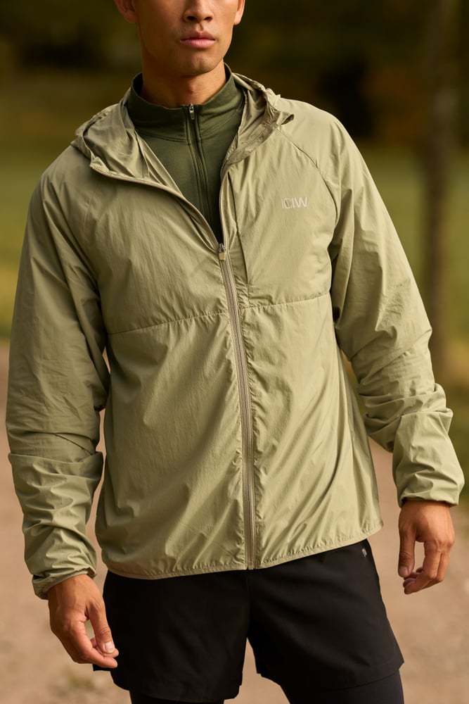 Essential Wind Jacket Light Khaki Green