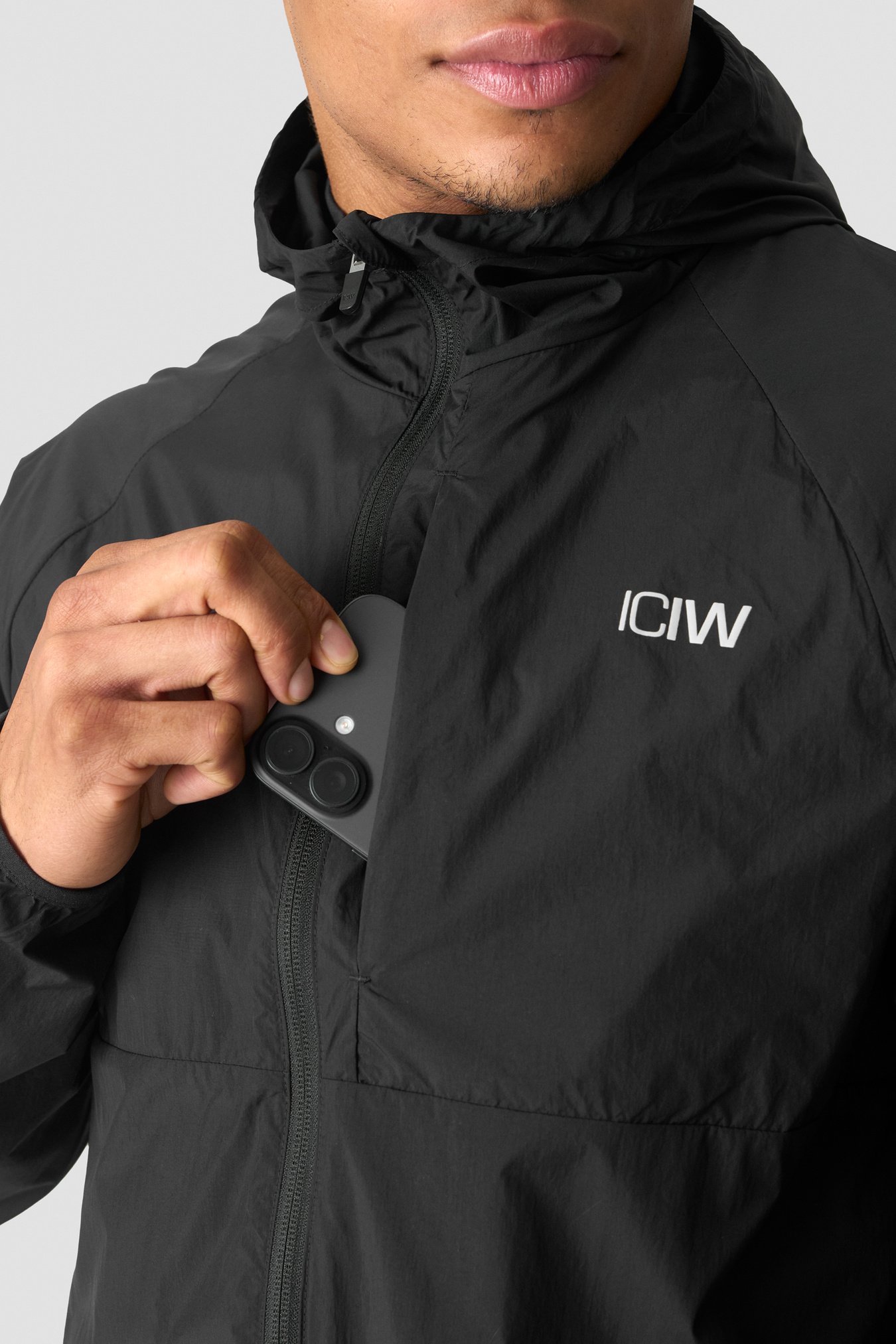 Essential Wind Jacket Black - image 5