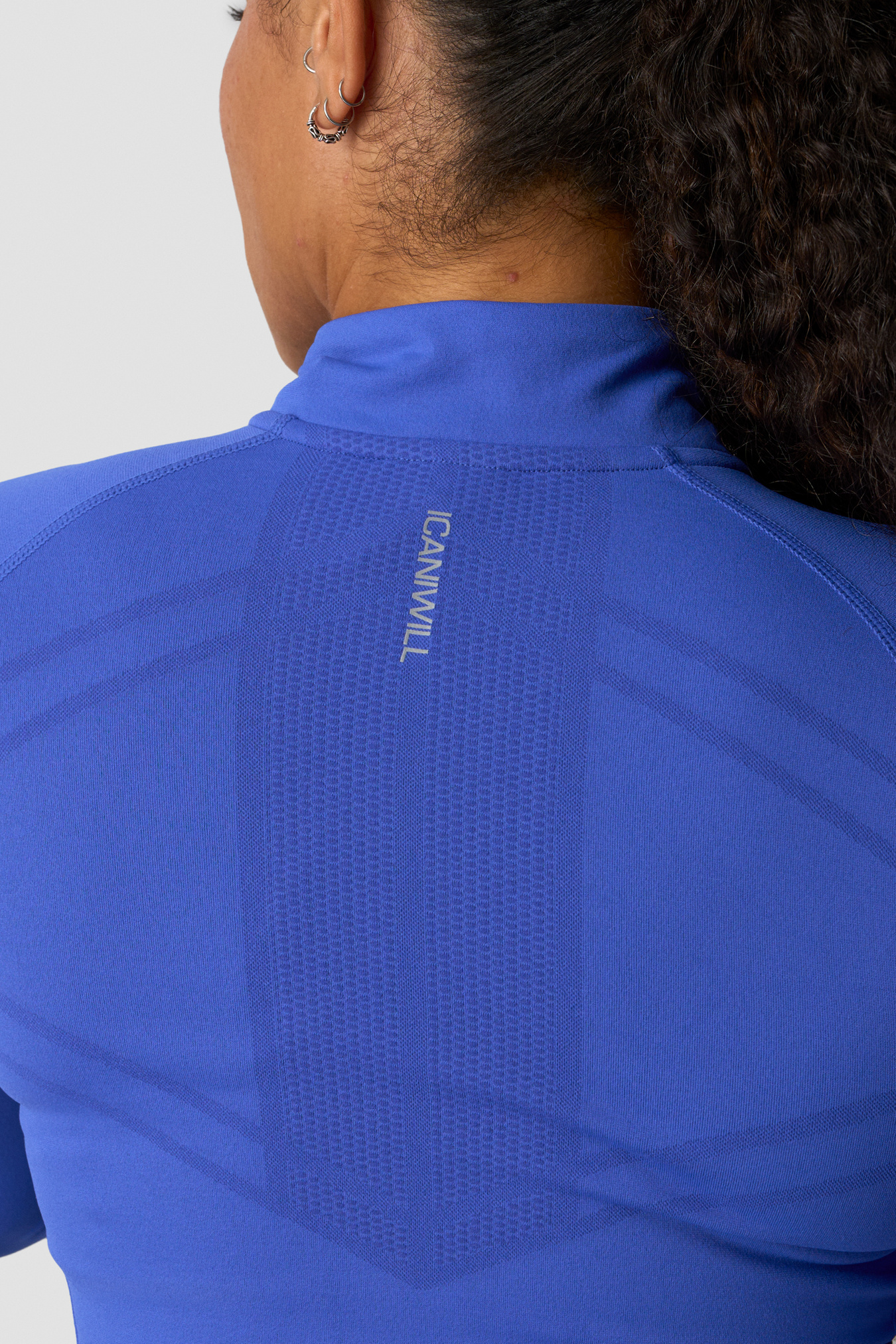 Define seamless 1/2 zip Virtual Blue - Bild 3