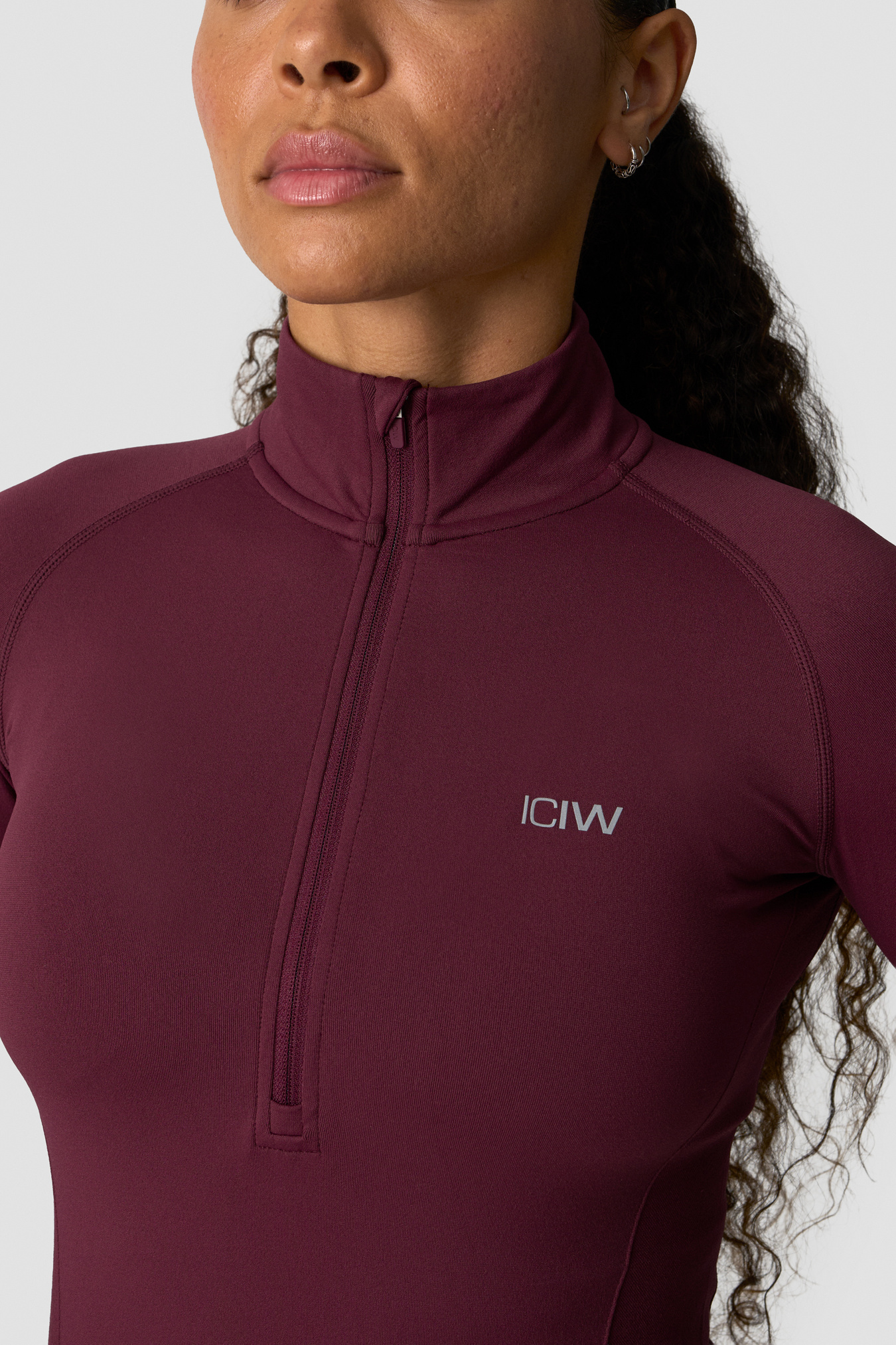 Define seamless 1/2 zip Dark mahogany - Bild 3