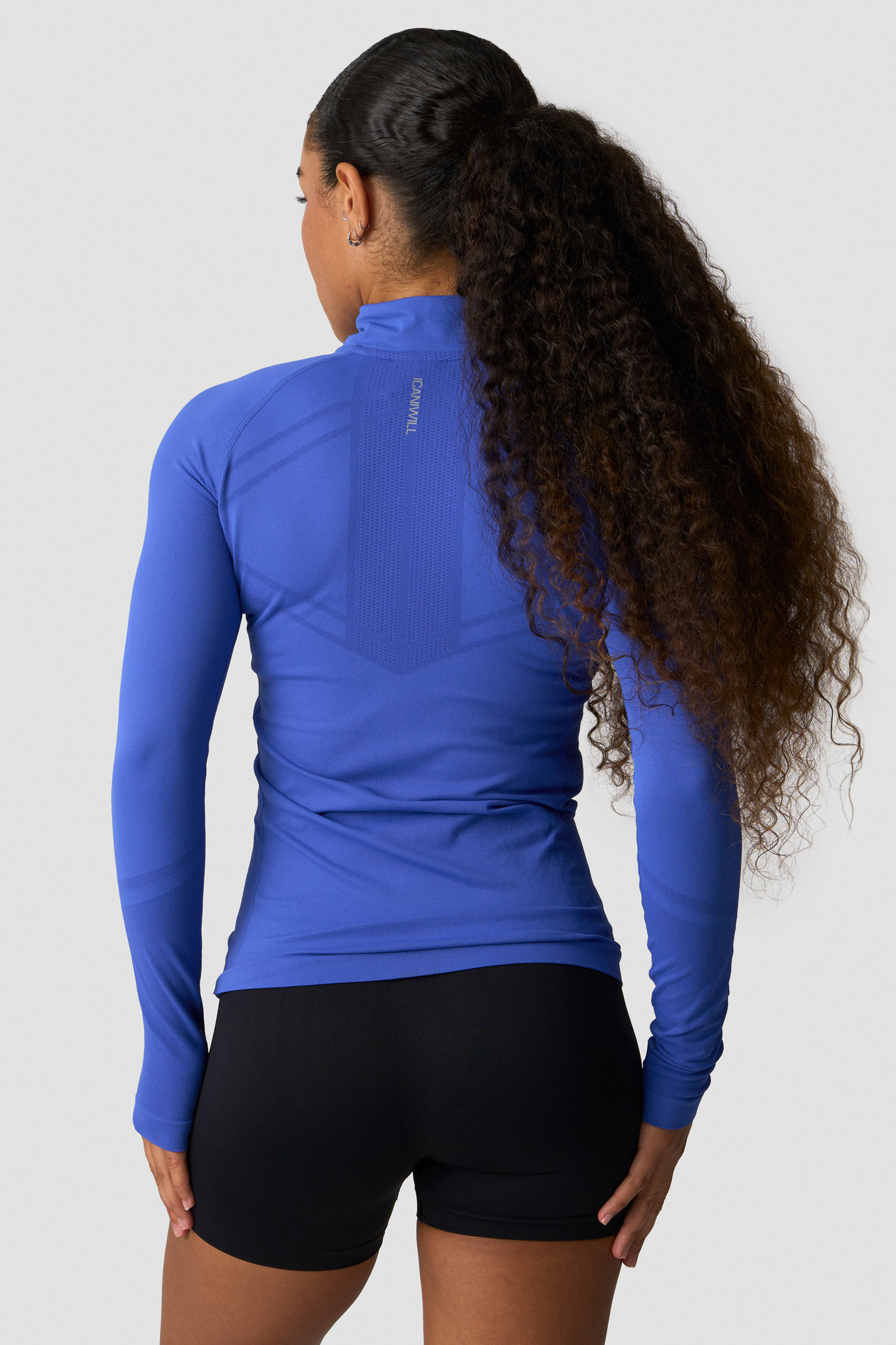 Define seamless 1/2 zip Virtual Blue - Bild 1