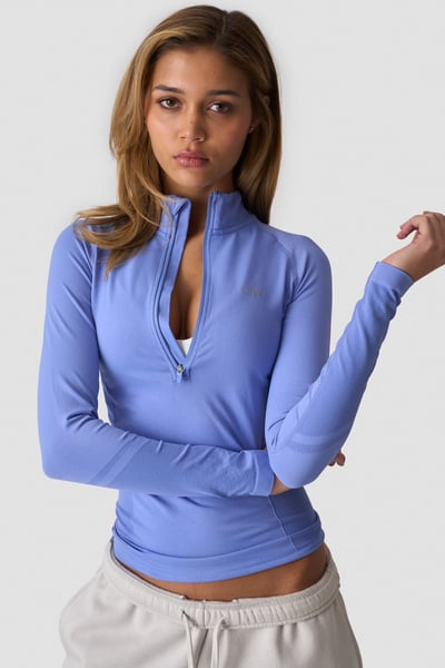Define Seamless 1/2 Zip French Lilac - Pourpre