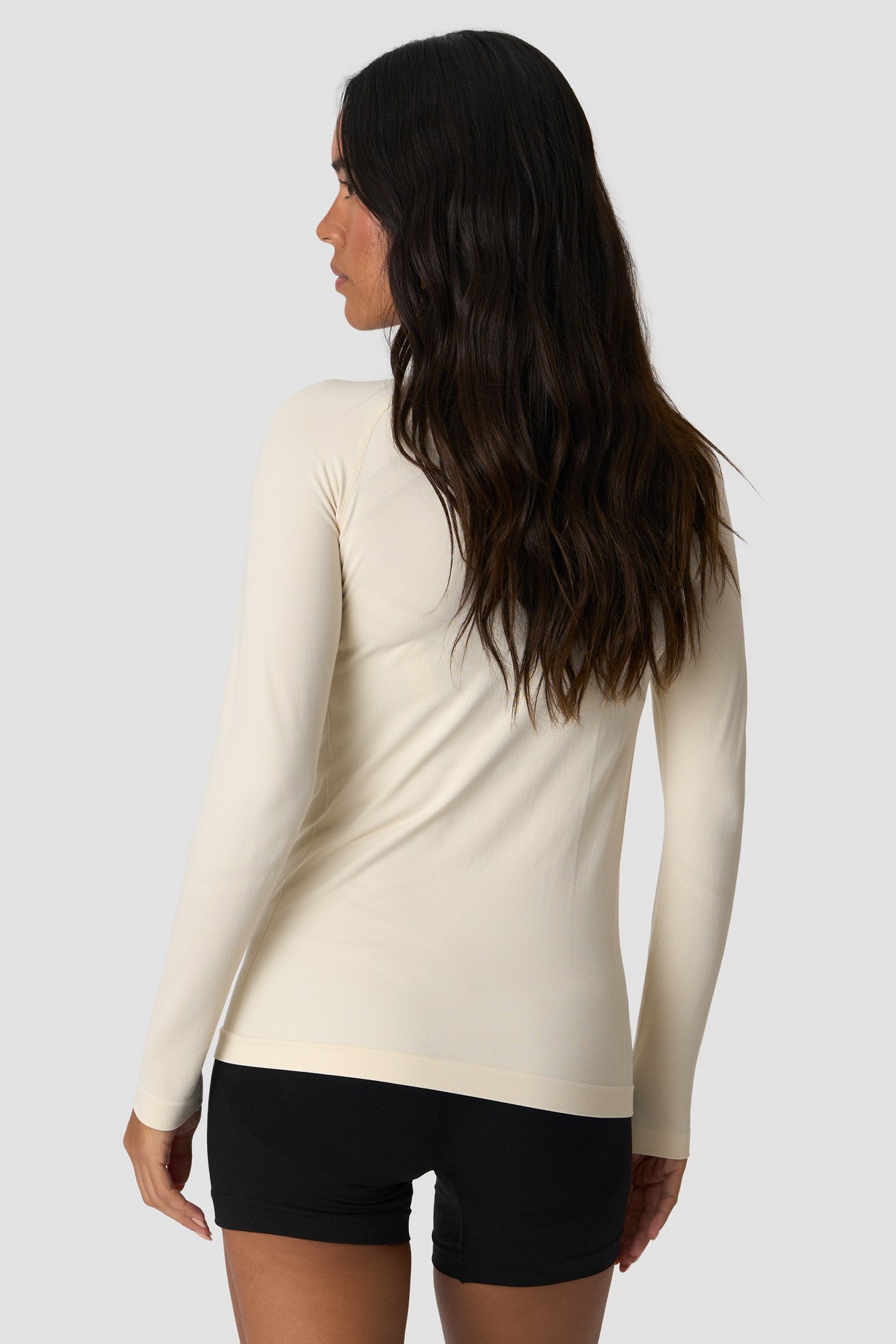 Define seamless 1/2 zip Cream - image 3