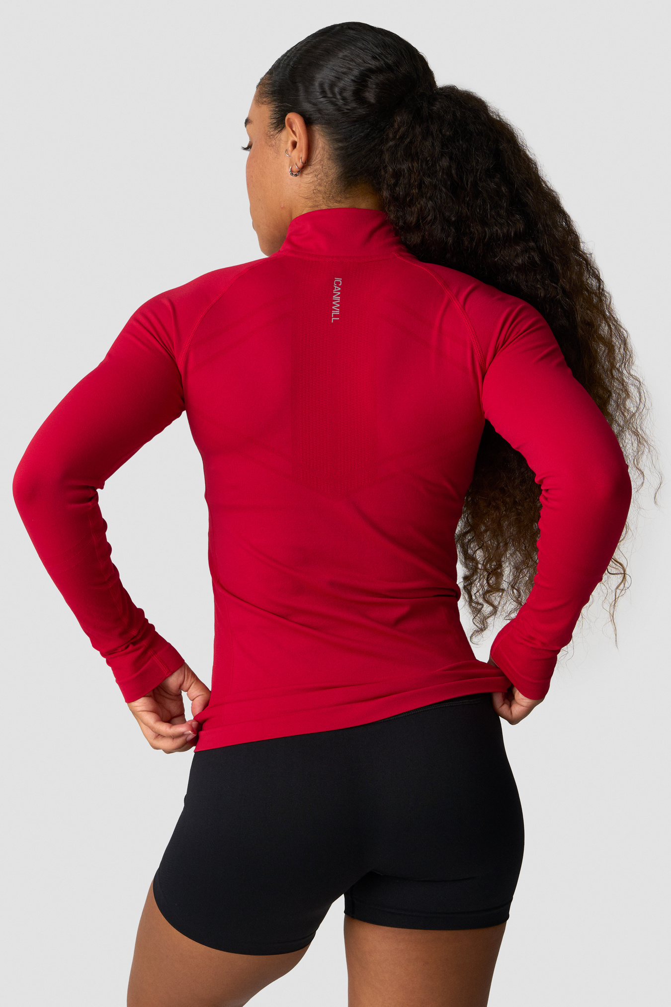 Define seamless 1/2 zip Red Cherry - Bild 2