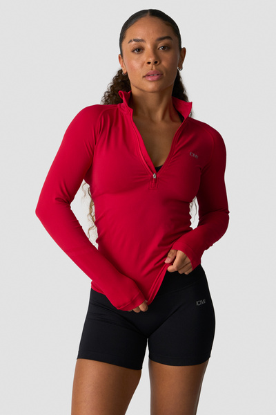
                    Define seamless 1/2 zip Red Cherry
                    
                  