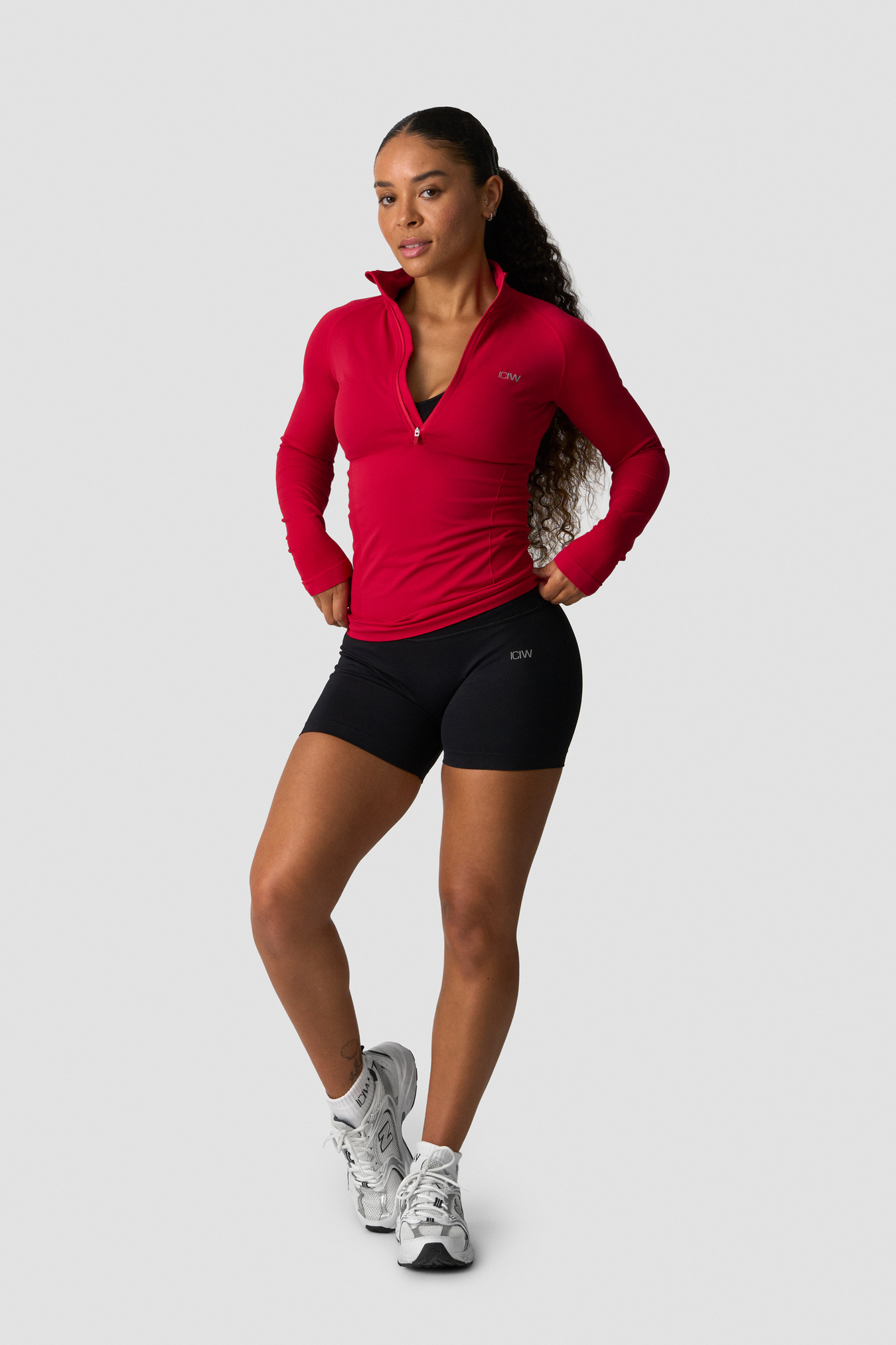 Define seamless 1/2 zip Red Cherry - Bild 5