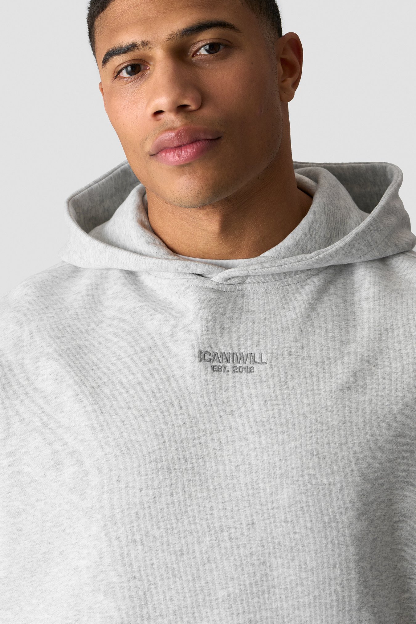 Essence Hoodie Light Grey Melange - image 4