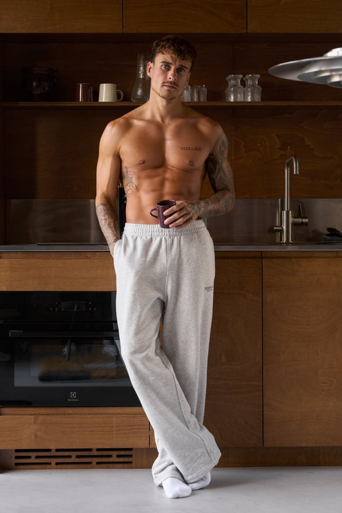 Essence Sweat Pants Light Grey Melange