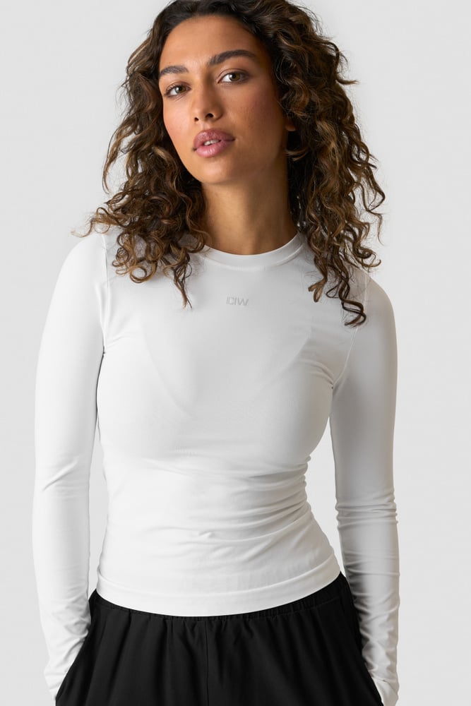 Essence Seamless Long Sleeve White Snow