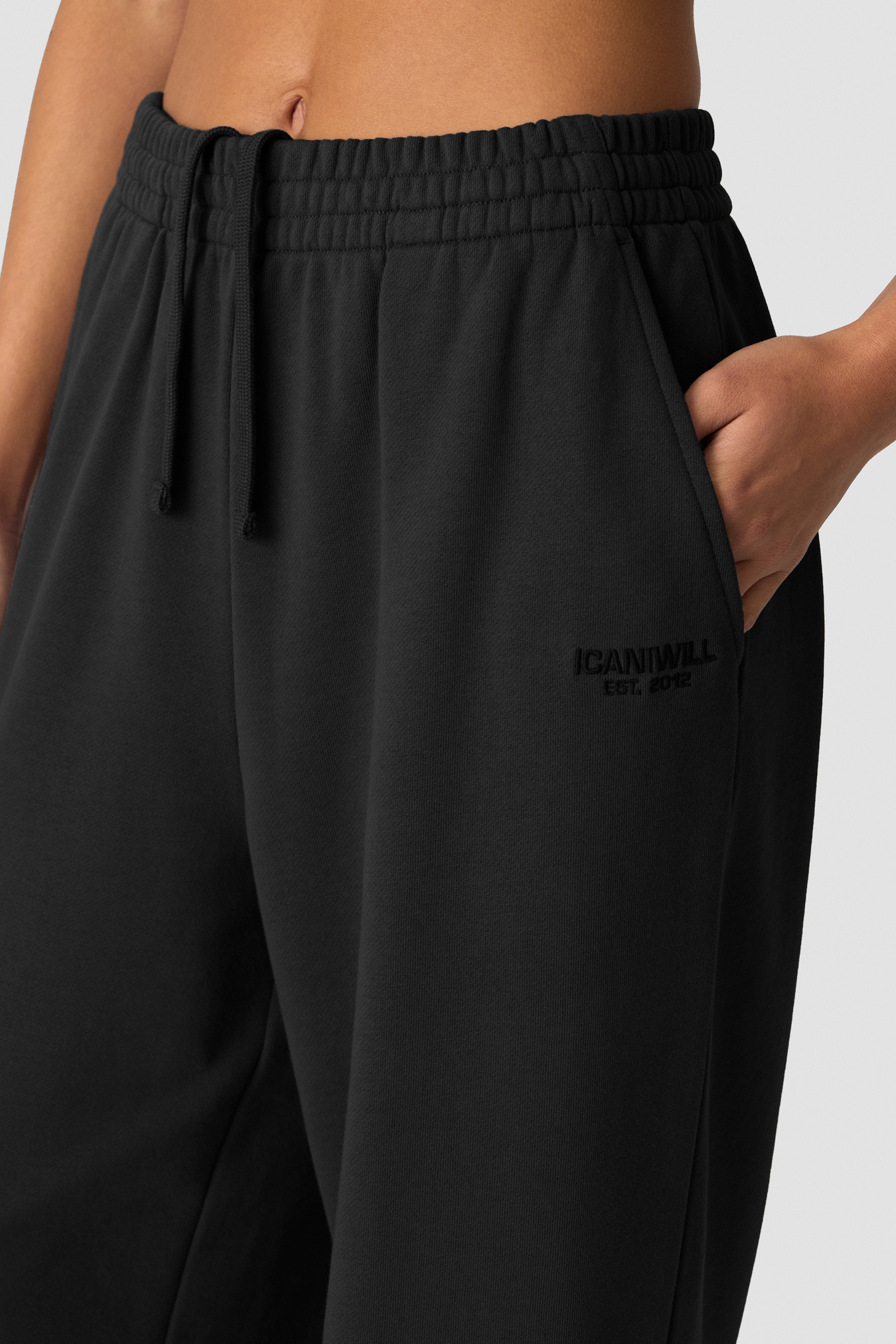 Essence Mid Waist Pants Black - image 5