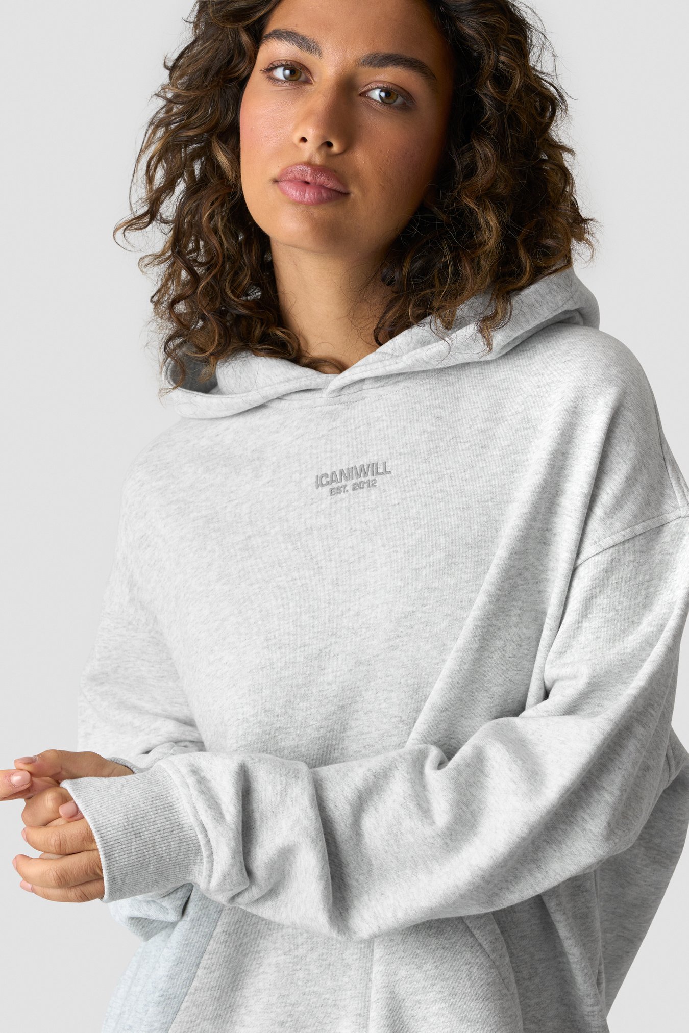 Essence Hoodie Light Grey Melange - image 3