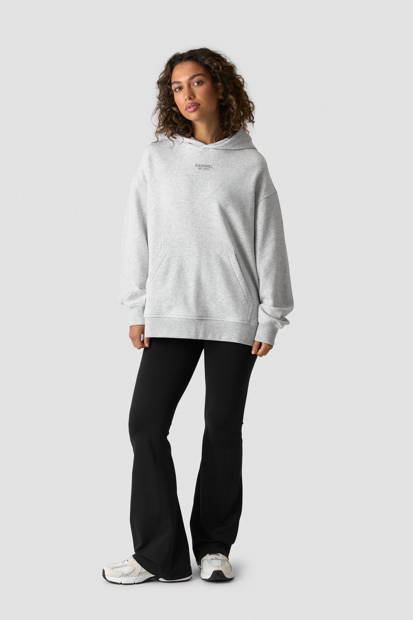 Essence Hoodie Light Grey Melange - image 4