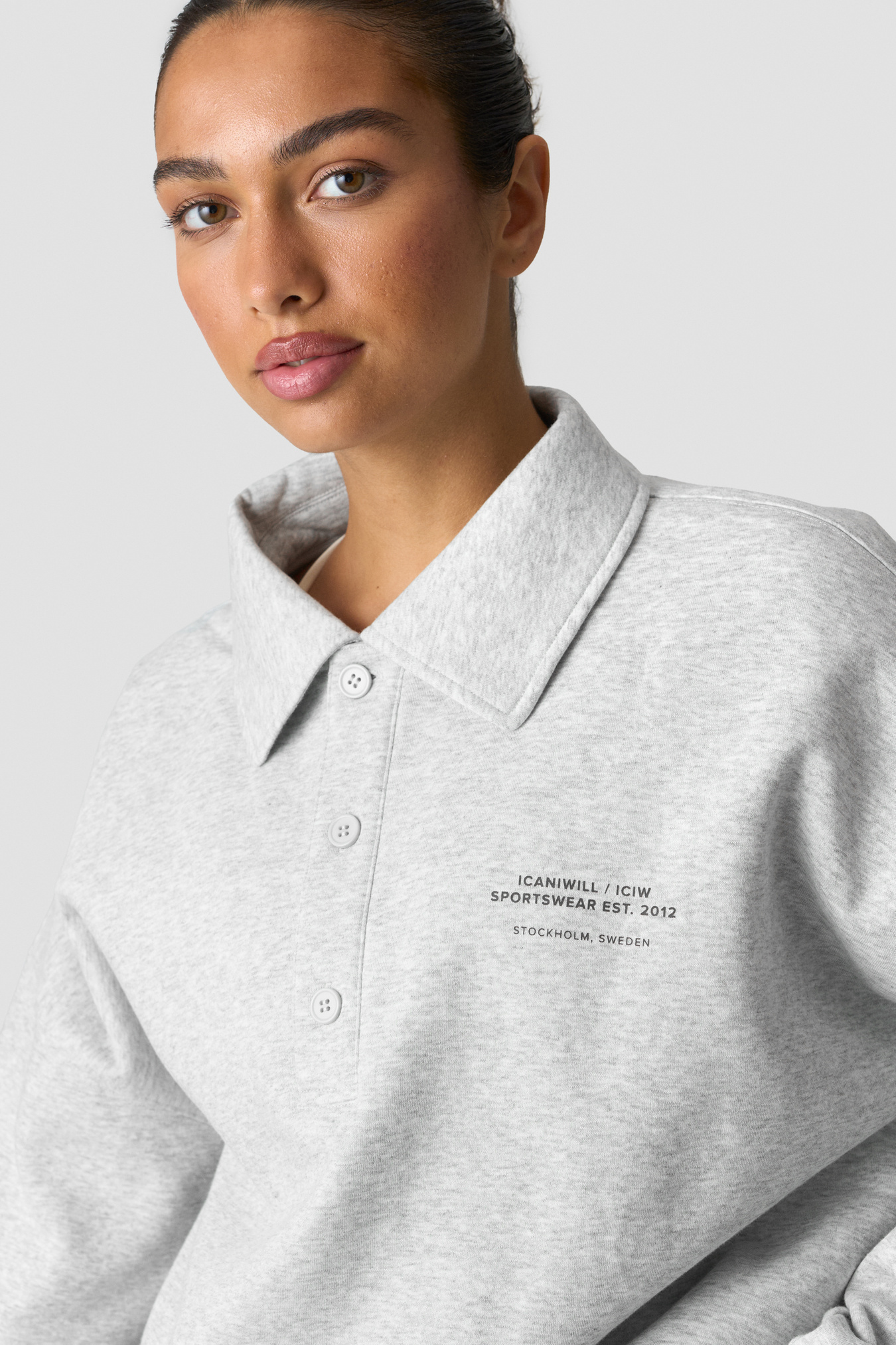 Everyday Rugby Sweatshirt Light Grey Melange - image 5