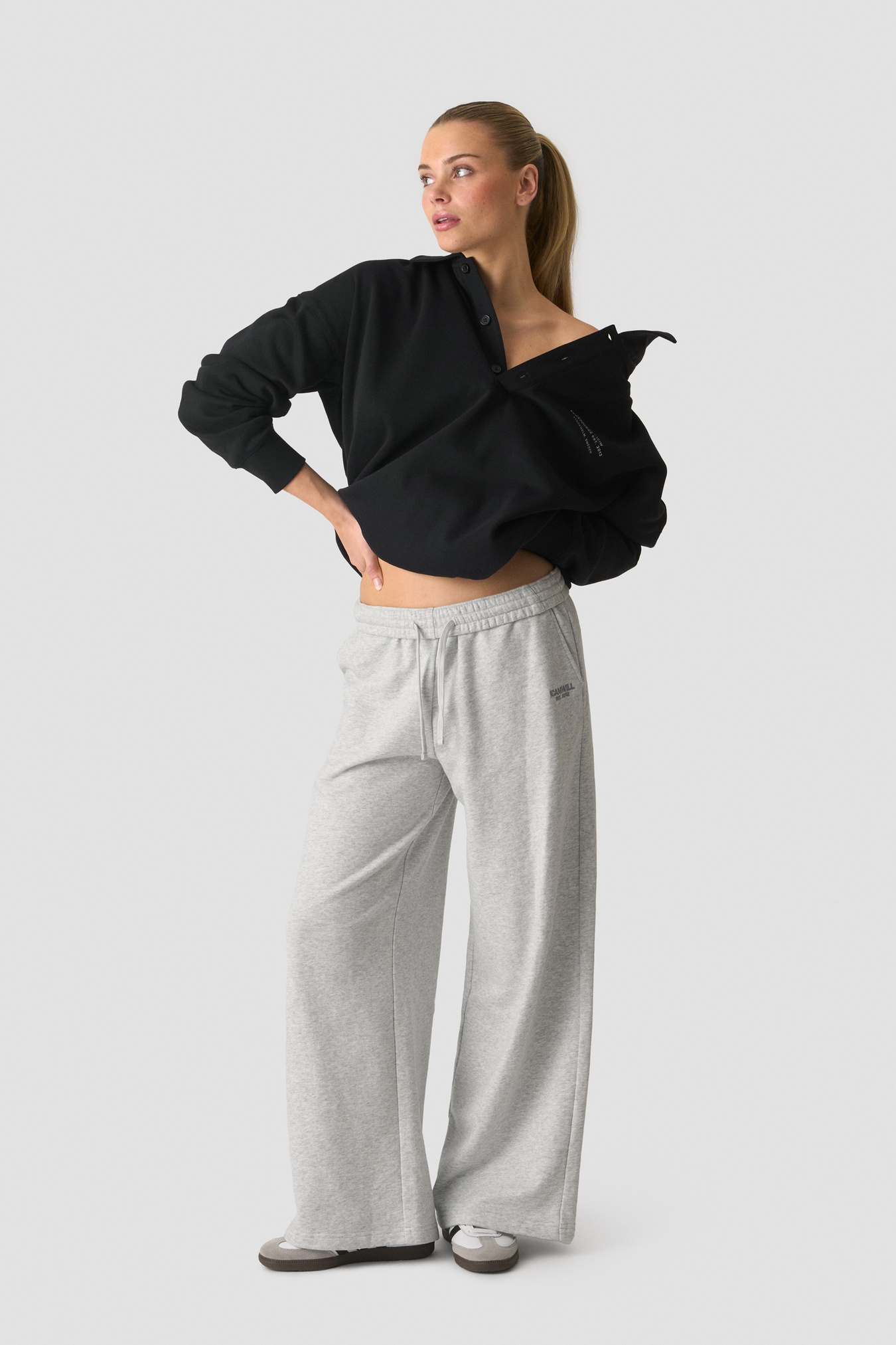 Everyday Rugby Sweatshirt Black - afbeelding 1