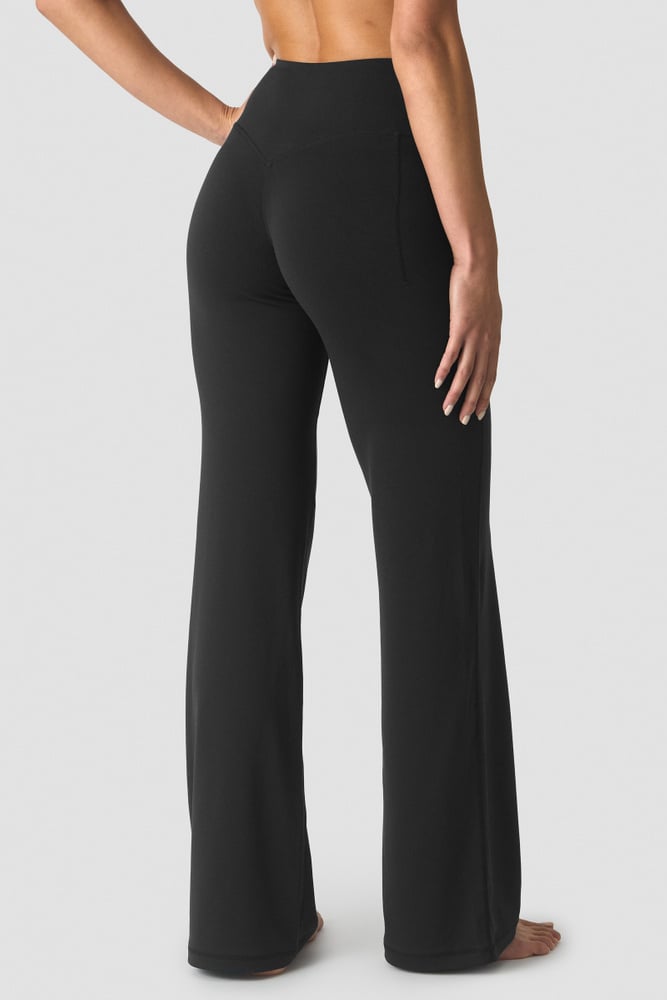 Luxe Straight Leg Tights Black
