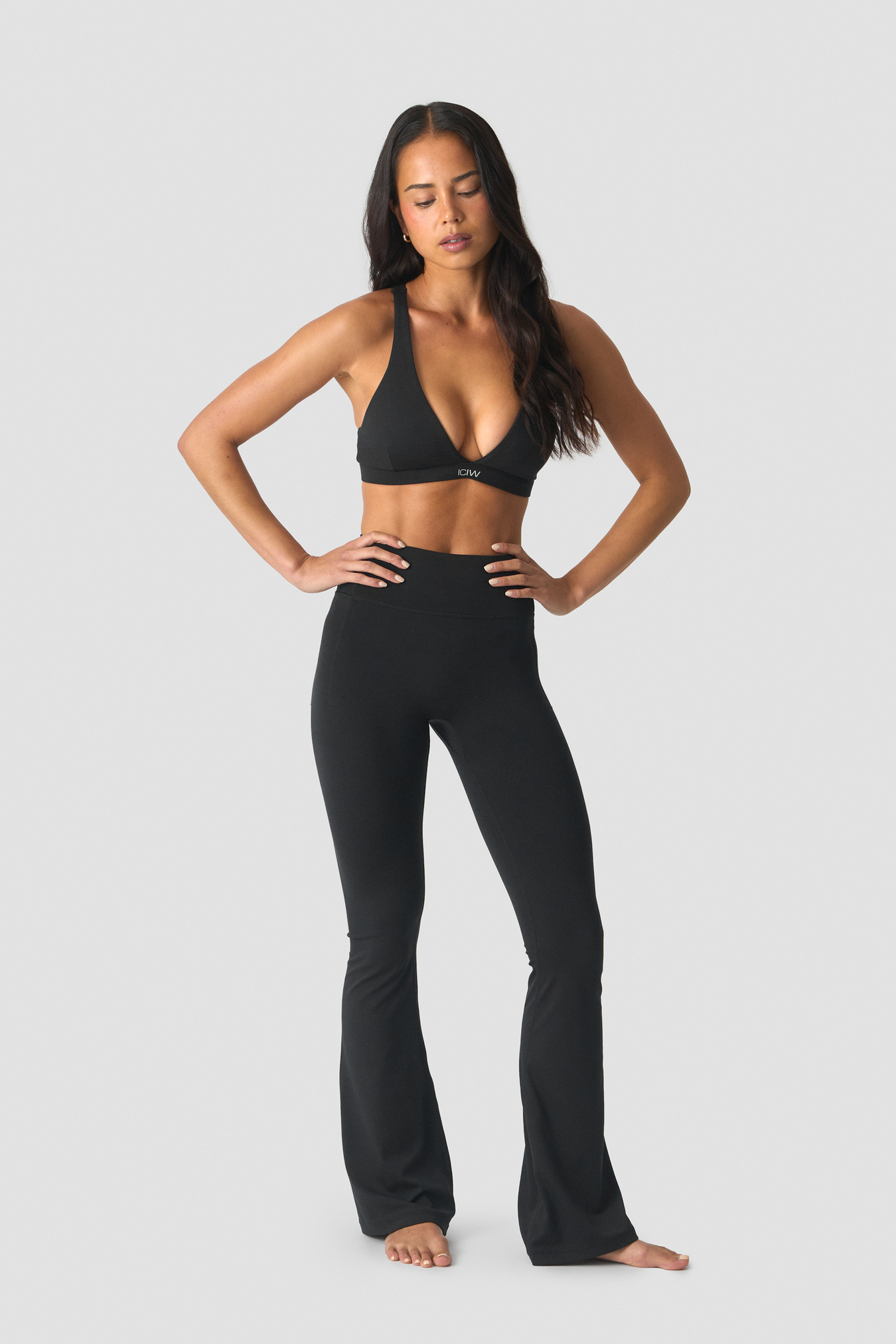 Luxe Flared Tights Black - image 5