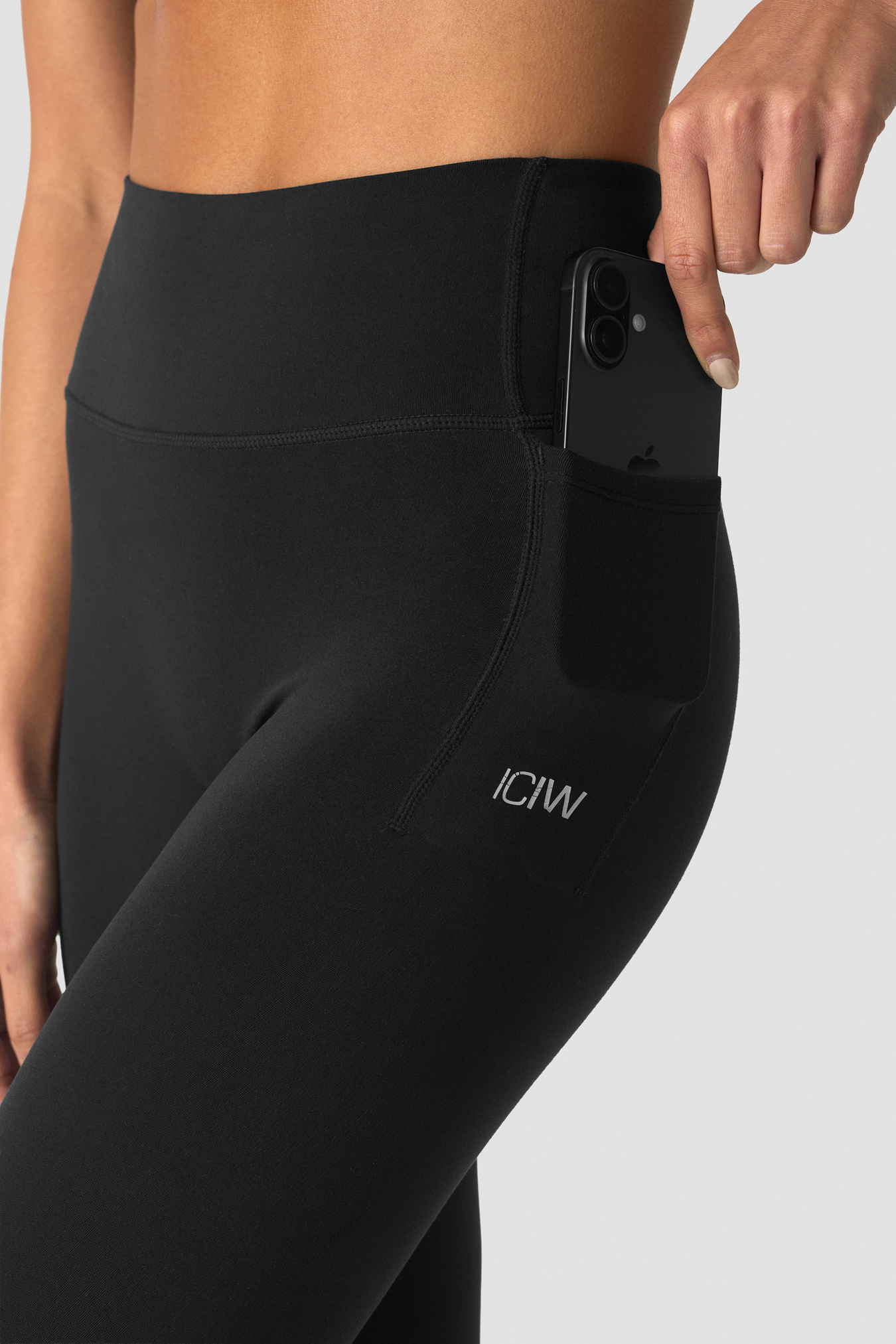 Luxe Flared Tights Black - image 3