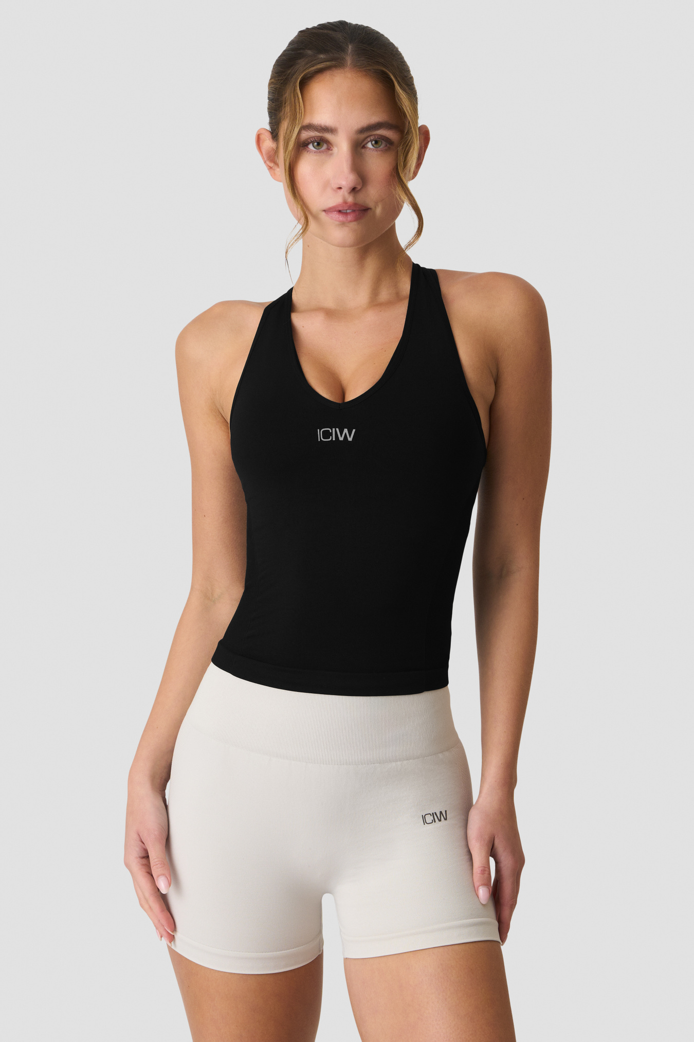 Sculpt Seamless V-neck Tank Black - bilde 1