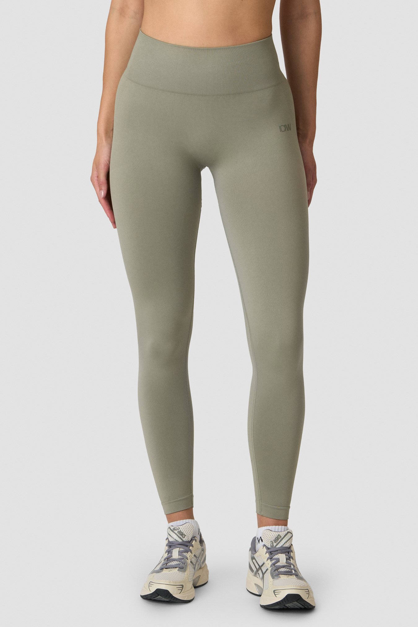 Sculpt Seamless Tights Light Khaki Green - image 1
