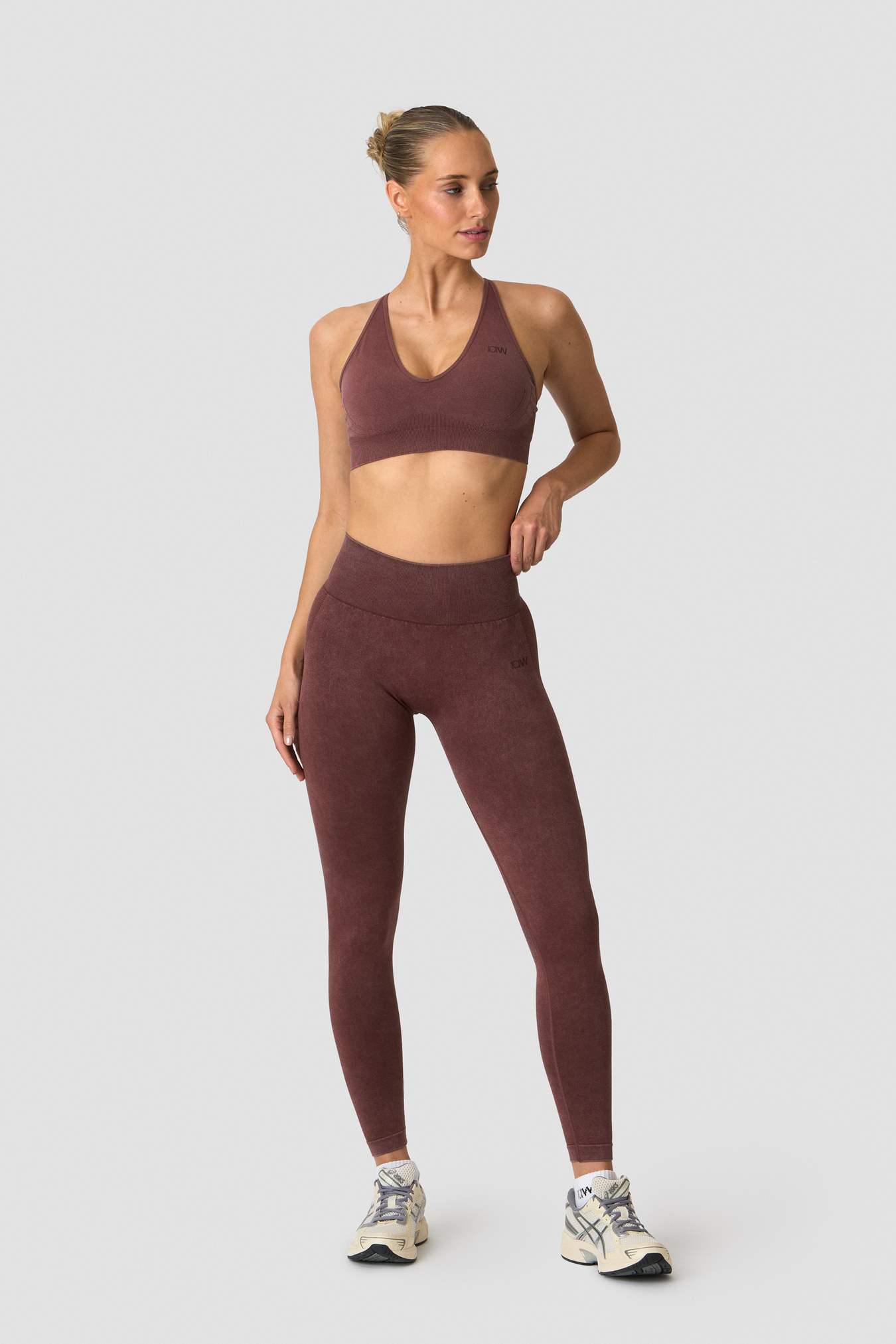 Sculpt Seamless Tights Auburn Brown - image 5