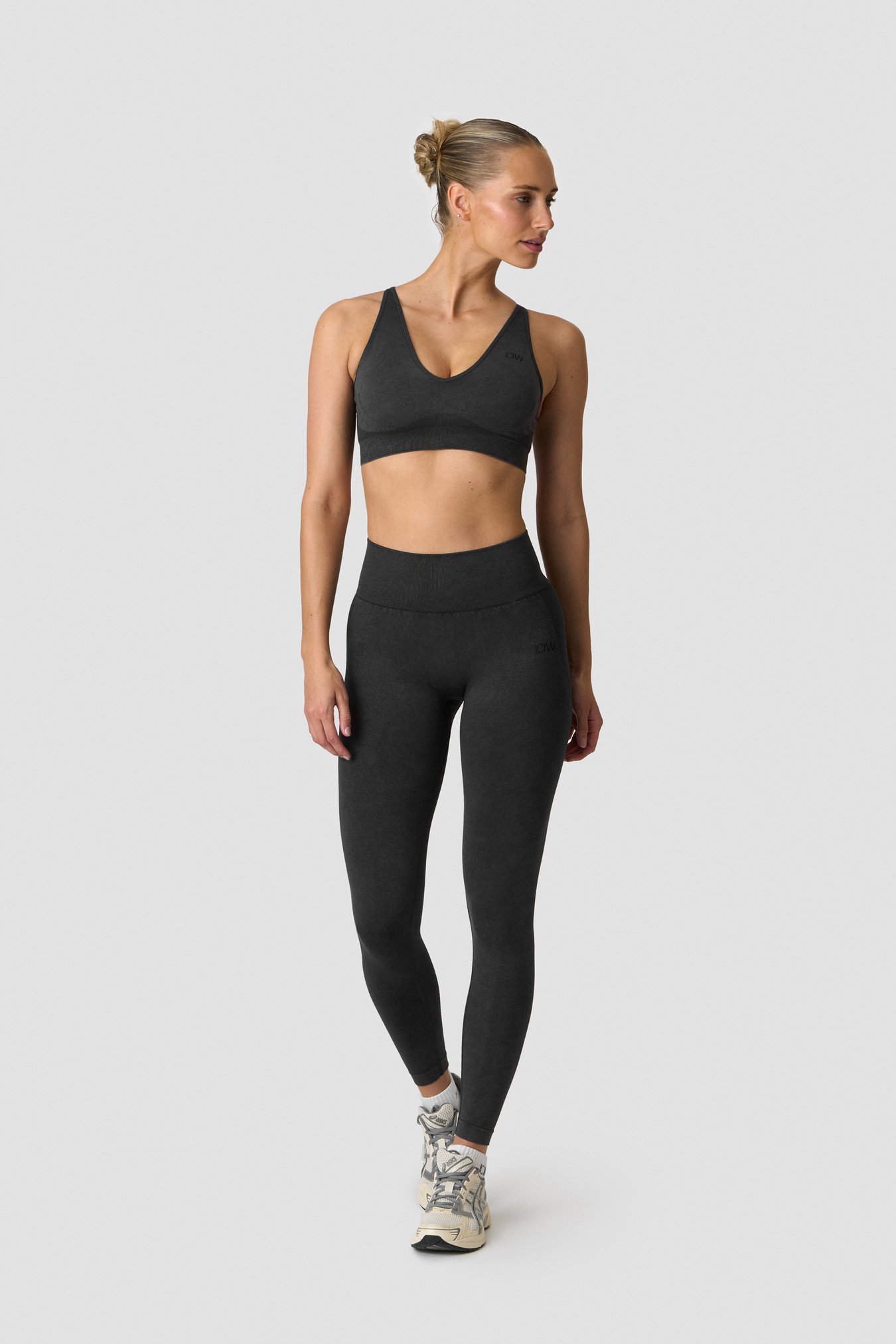 Sculpt Seamless Tights Stone Wash Black - image 4