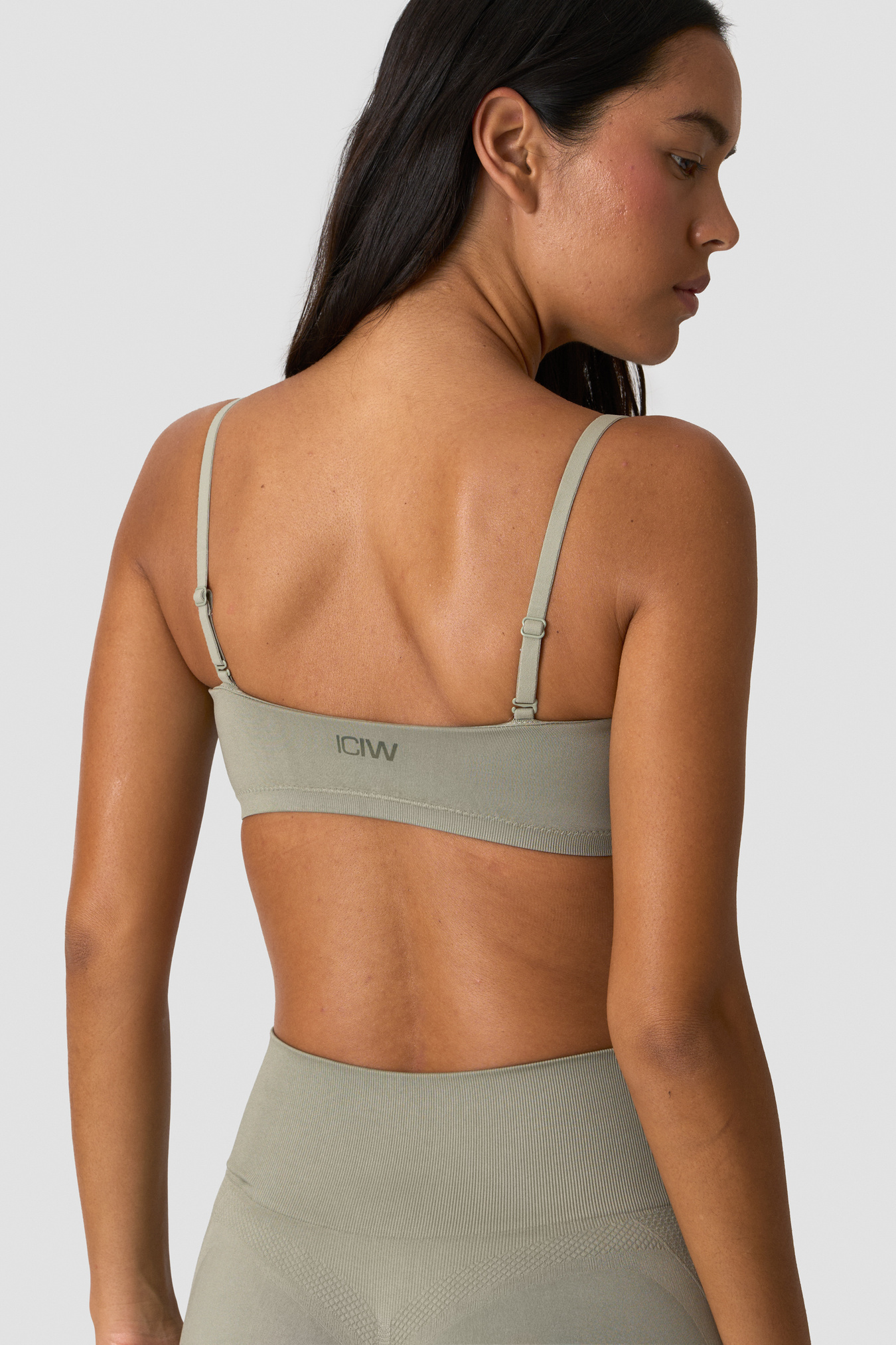 Sculpt Seamless Bandeau Light Khaki Green - bild 2