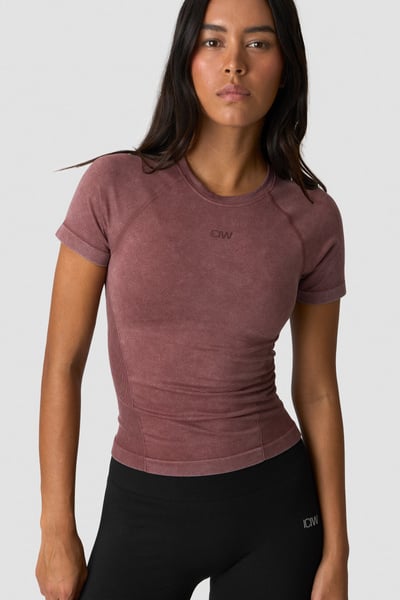 
                    Sculpt Seamless T-shirt  Auburn Brown
                    
                  