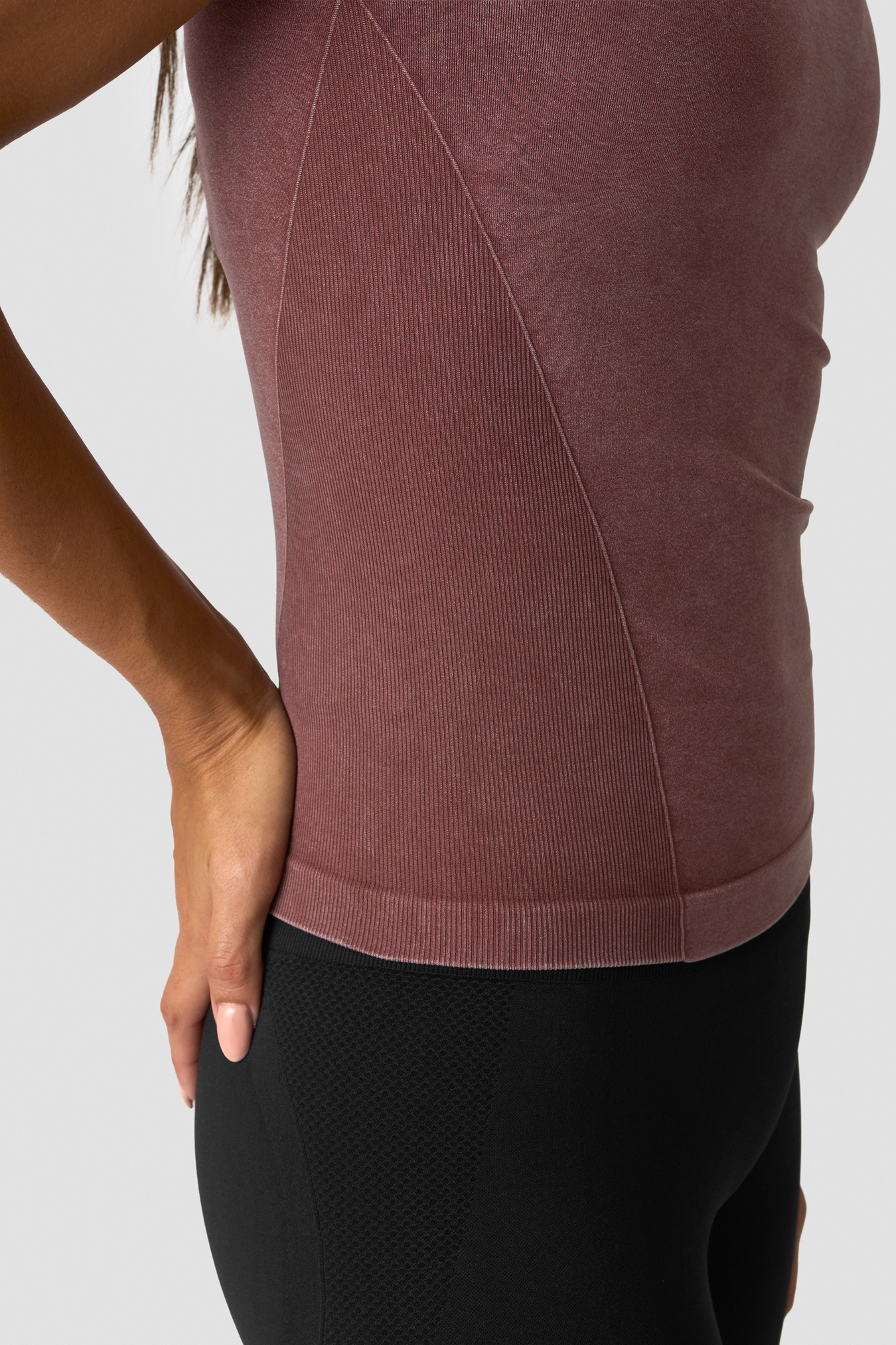 Sculpt Seamless T-shirt  Auburn Brown - bild 2