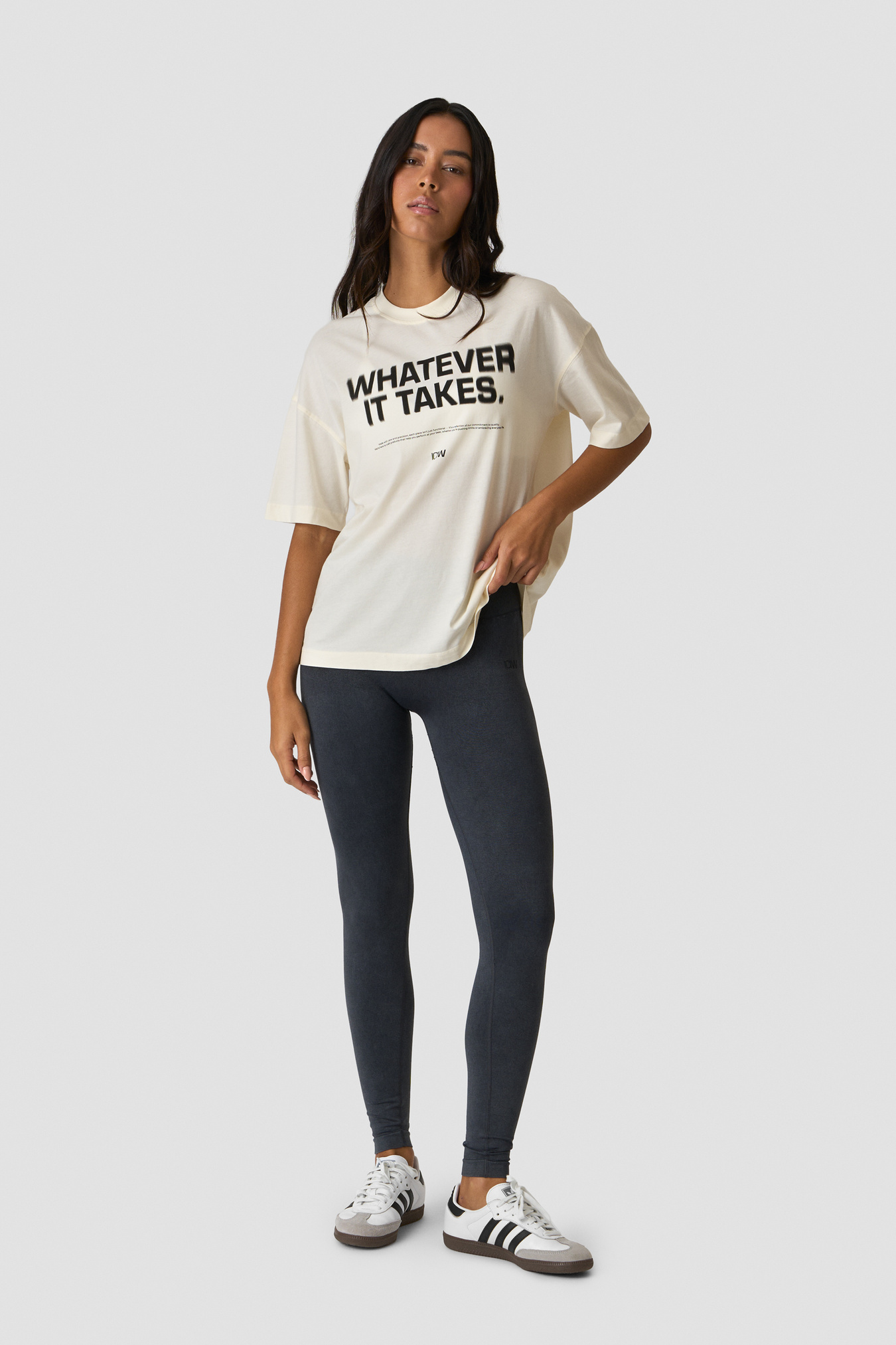 Essence Oversized T-shirt Print Ivory - image 5