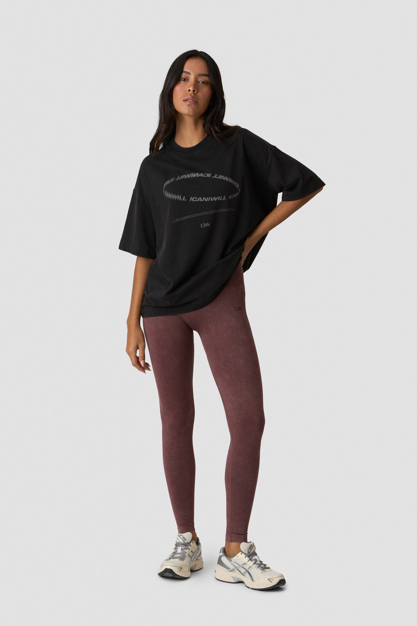 Essence Oversized T-shirt Print Stone Wash Black - afbeelding 3