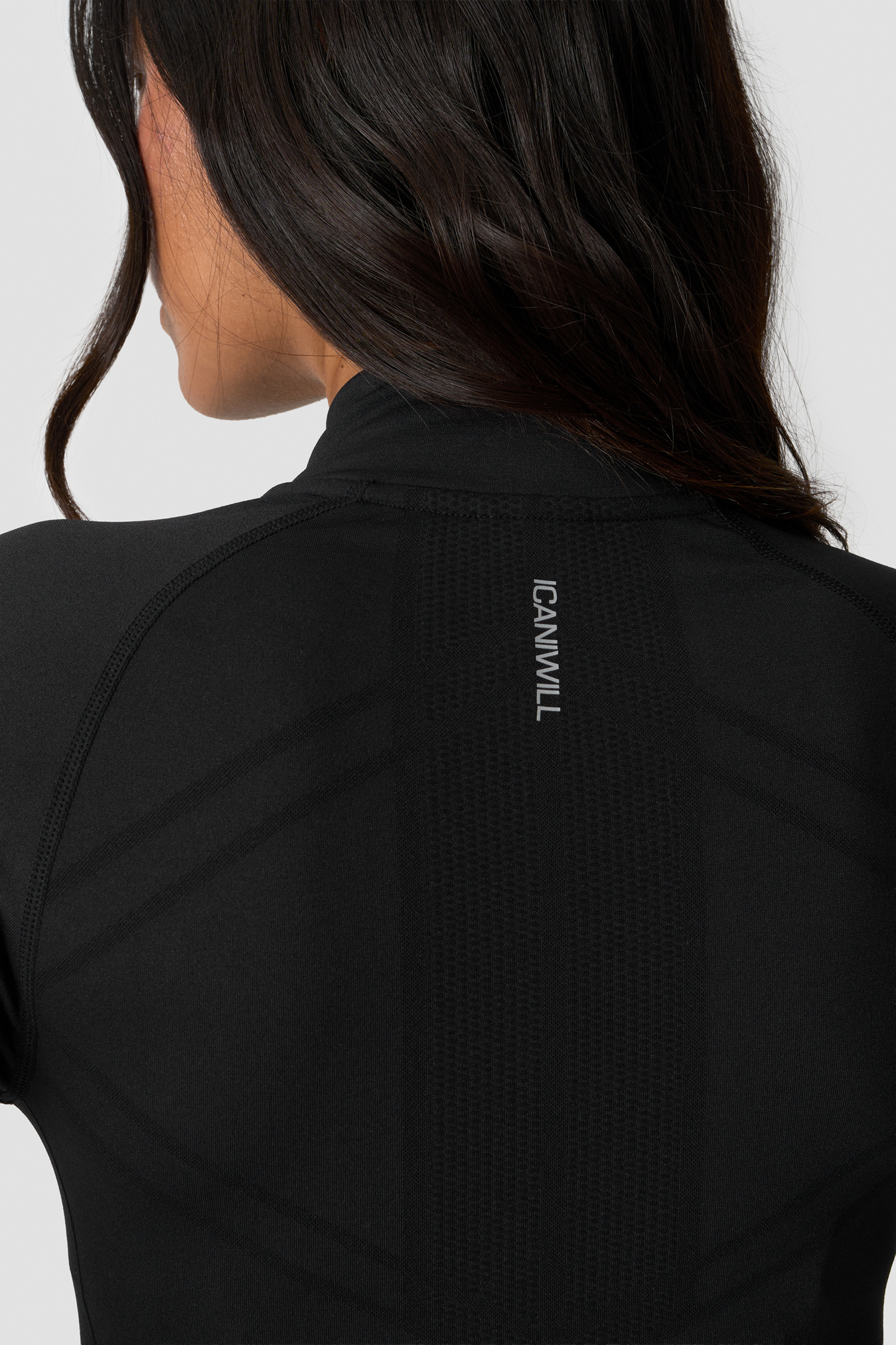 Define Seamless Zip Long sleeve Black - image 4