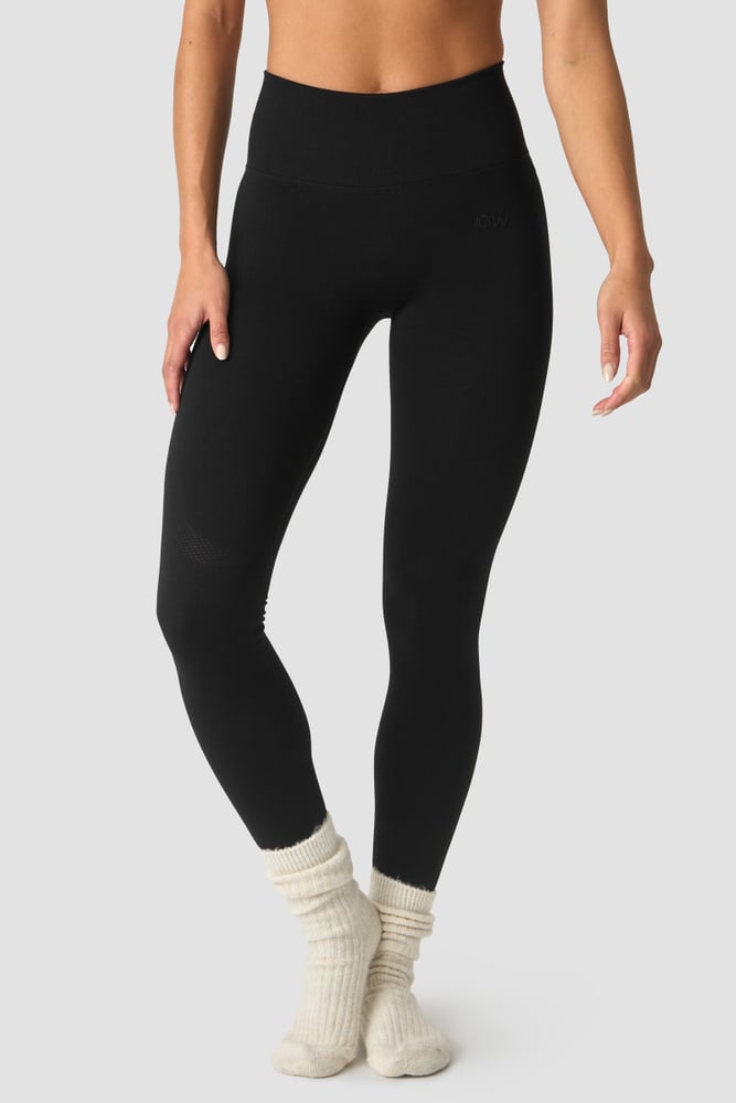 Define Wool V-shape Tights  Black