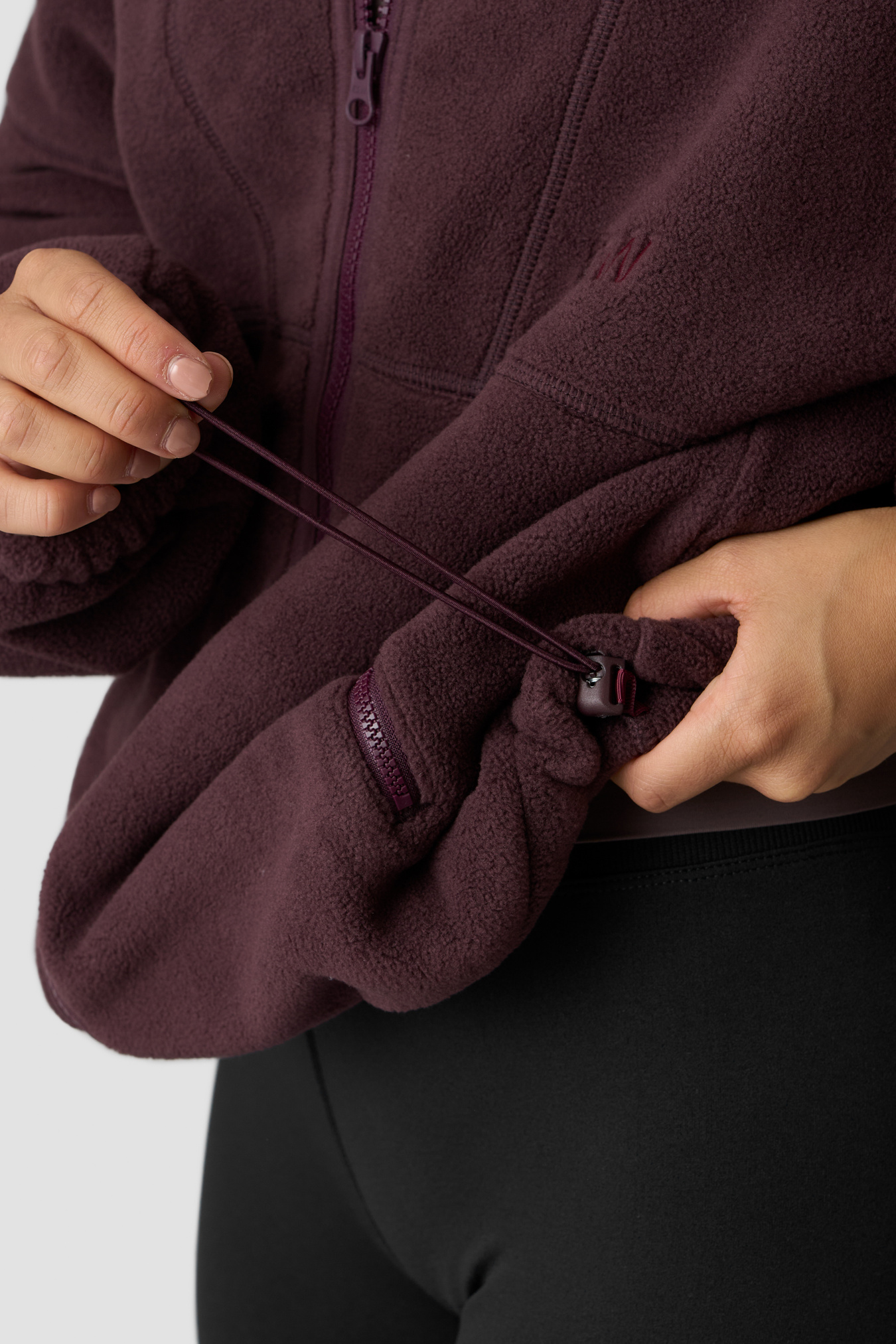 Essential Fleece Dark Burgundy - image 5