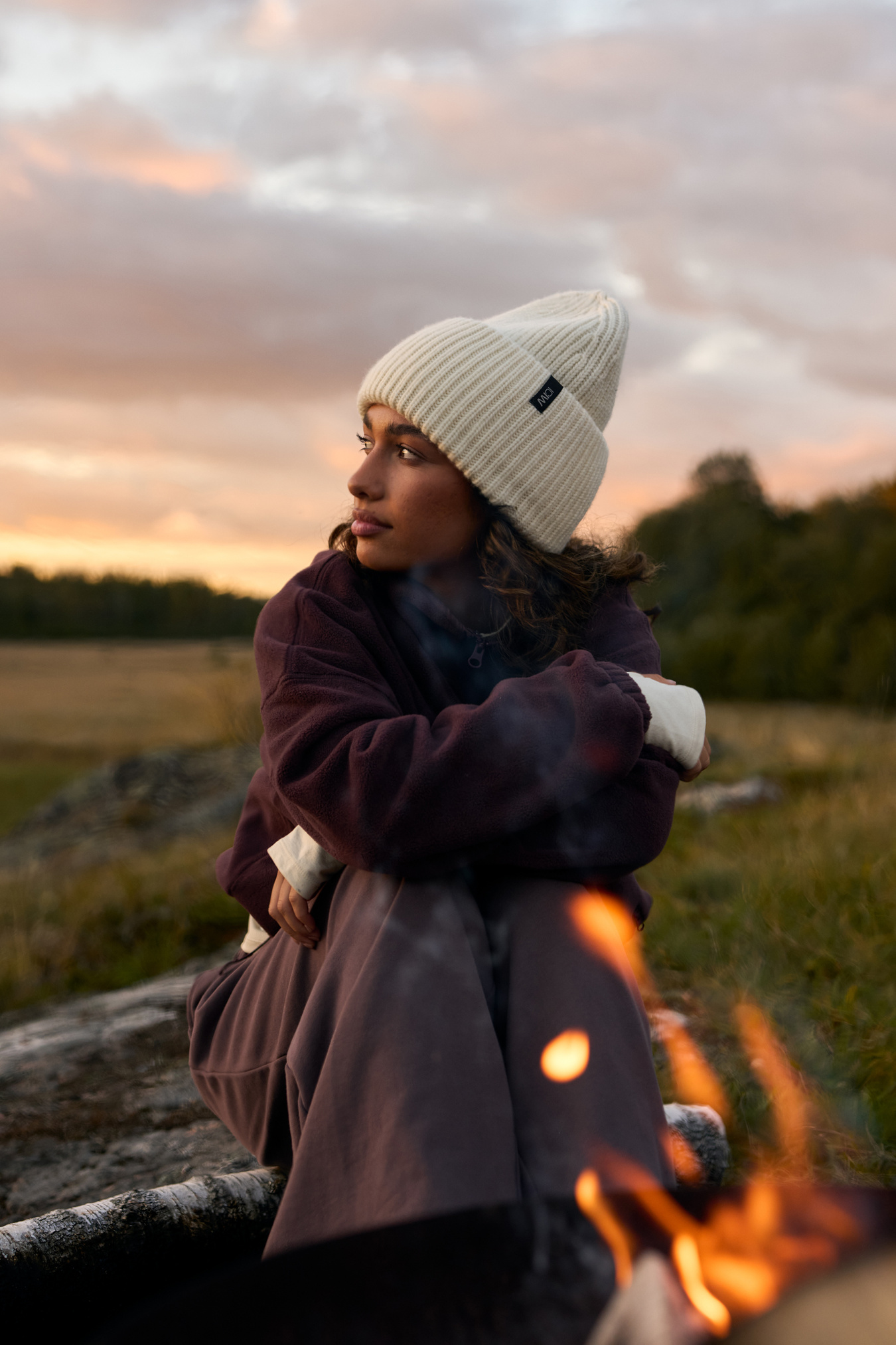 Essential Fleece Dark Burgundy - image 7