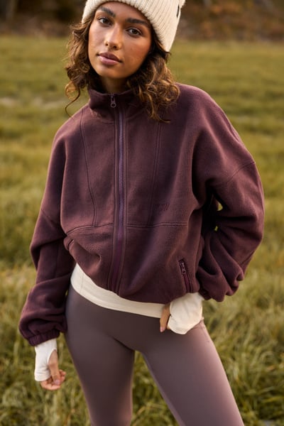 Essential Fleece Dark Burgundy - undefined