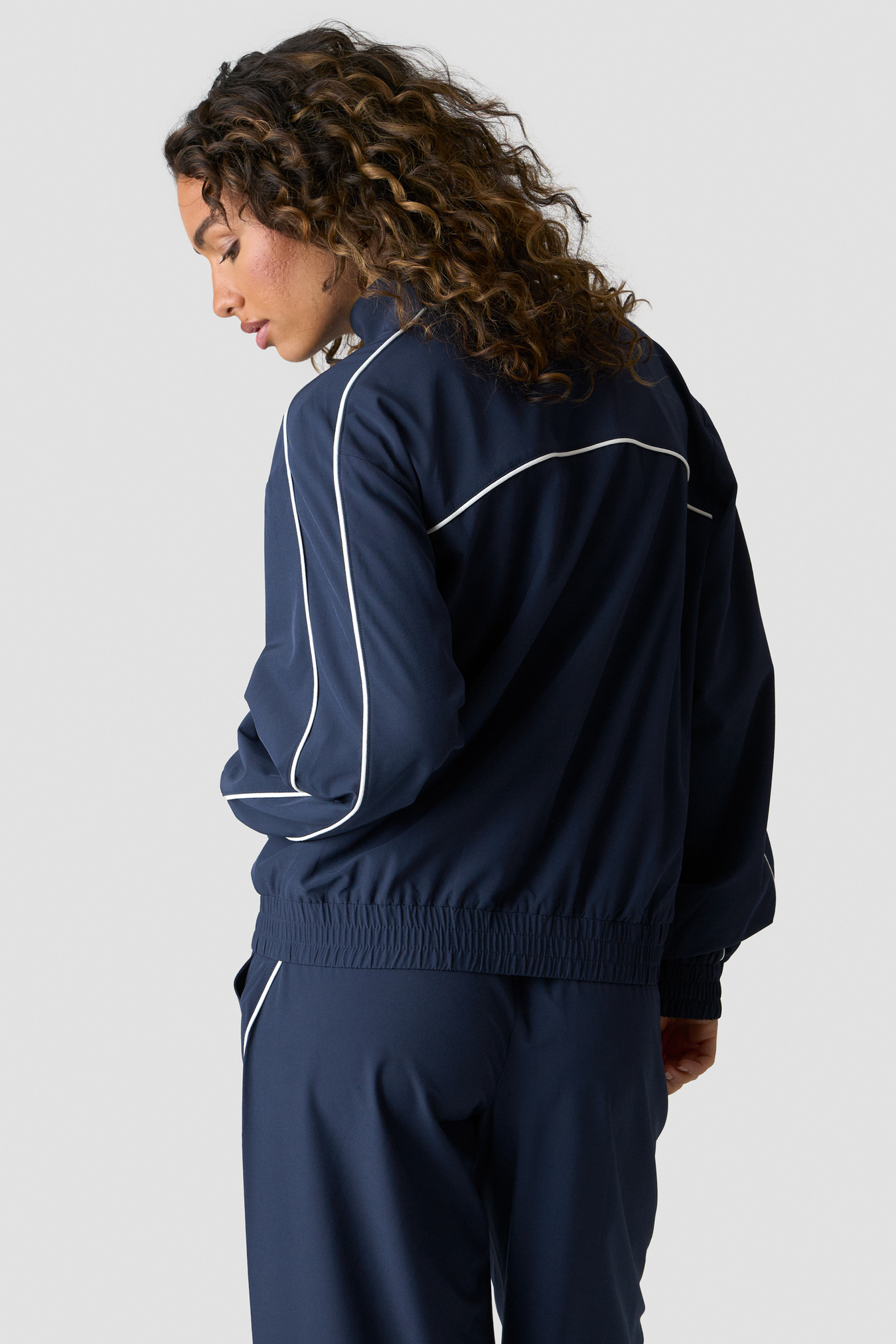 Contrast Track Jacket Midnight Blue - image 5