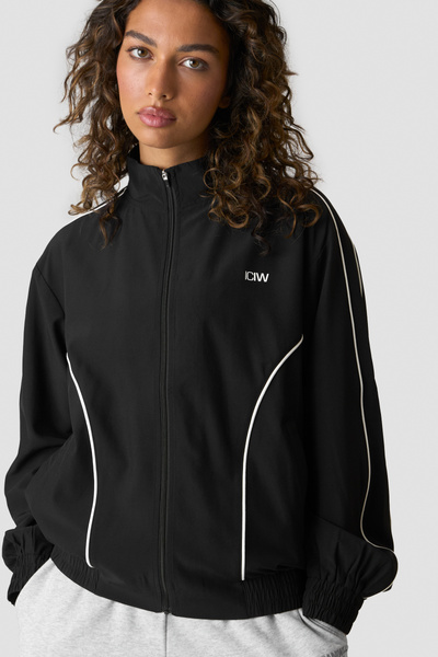 Contrast Track Jacket Black - undefined