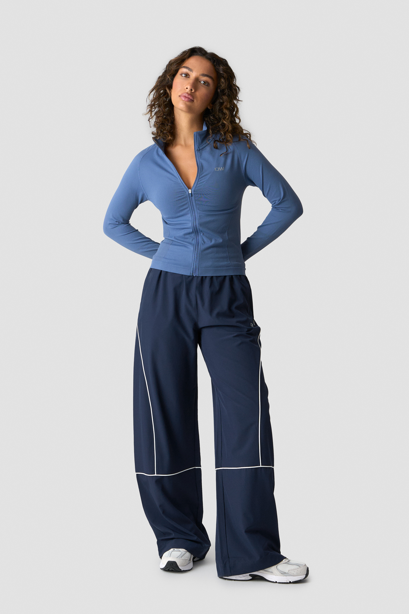 Contrast Track Pants Midnight Blue - image 4