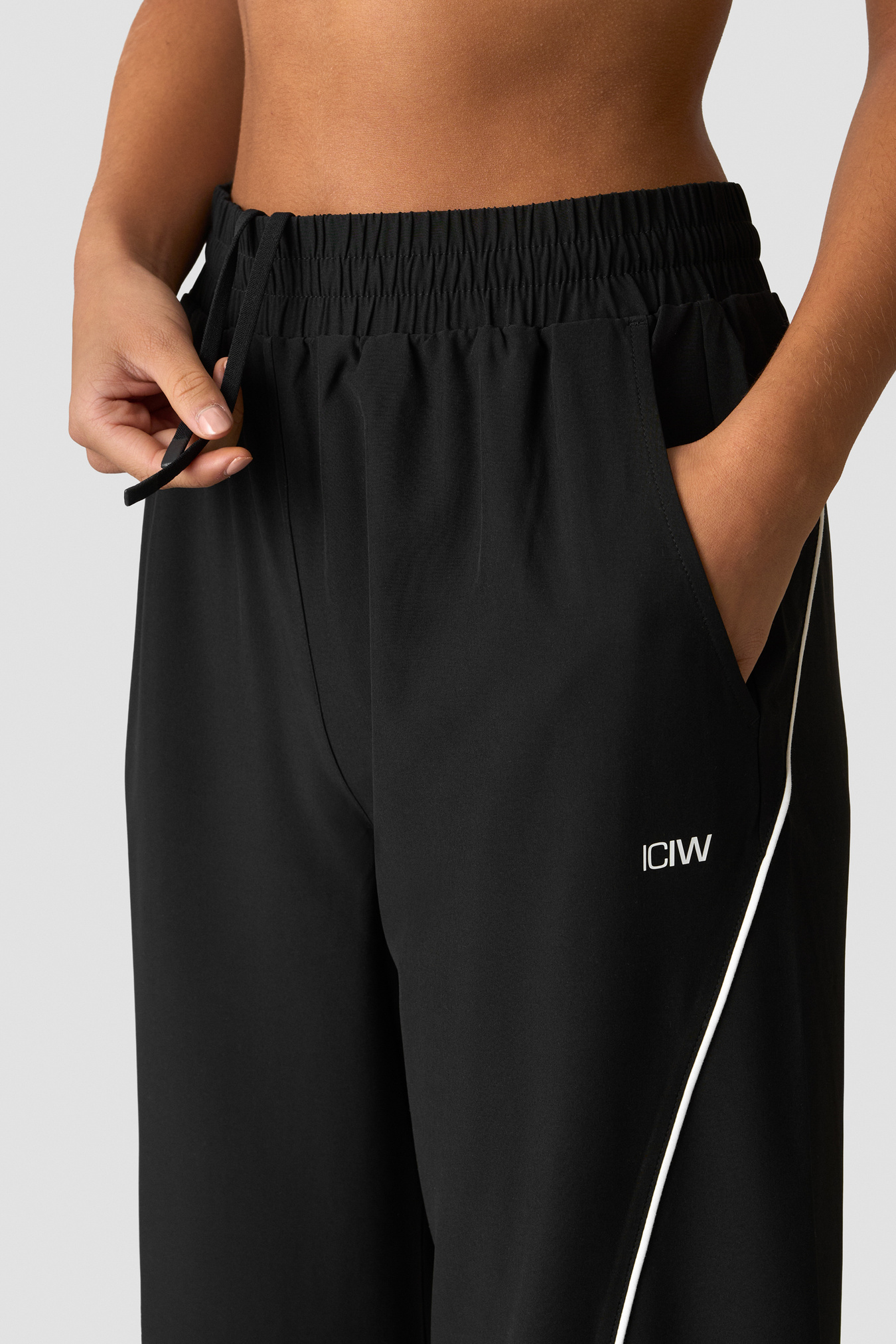 Contrast Track Pants Black - image 4