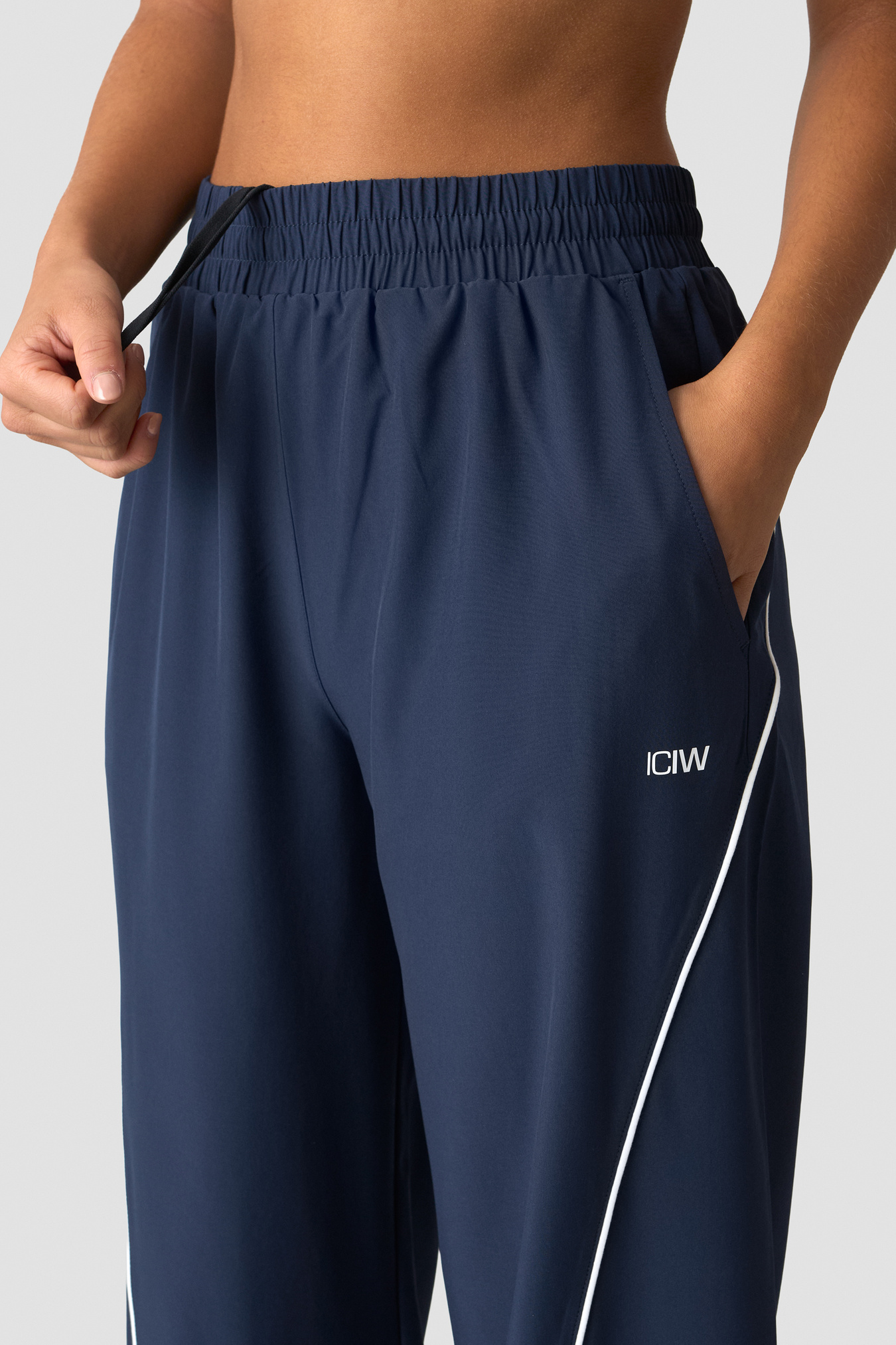 Contrast Track Pants Midnight Blue - image 3