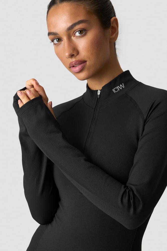 Define Thermal Seamless 1/2 Zip LS Black
