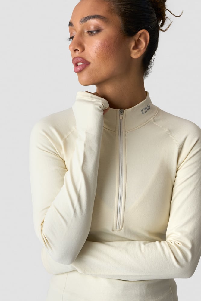 Define Thermal Seamless 1/2 Zip LS Cream