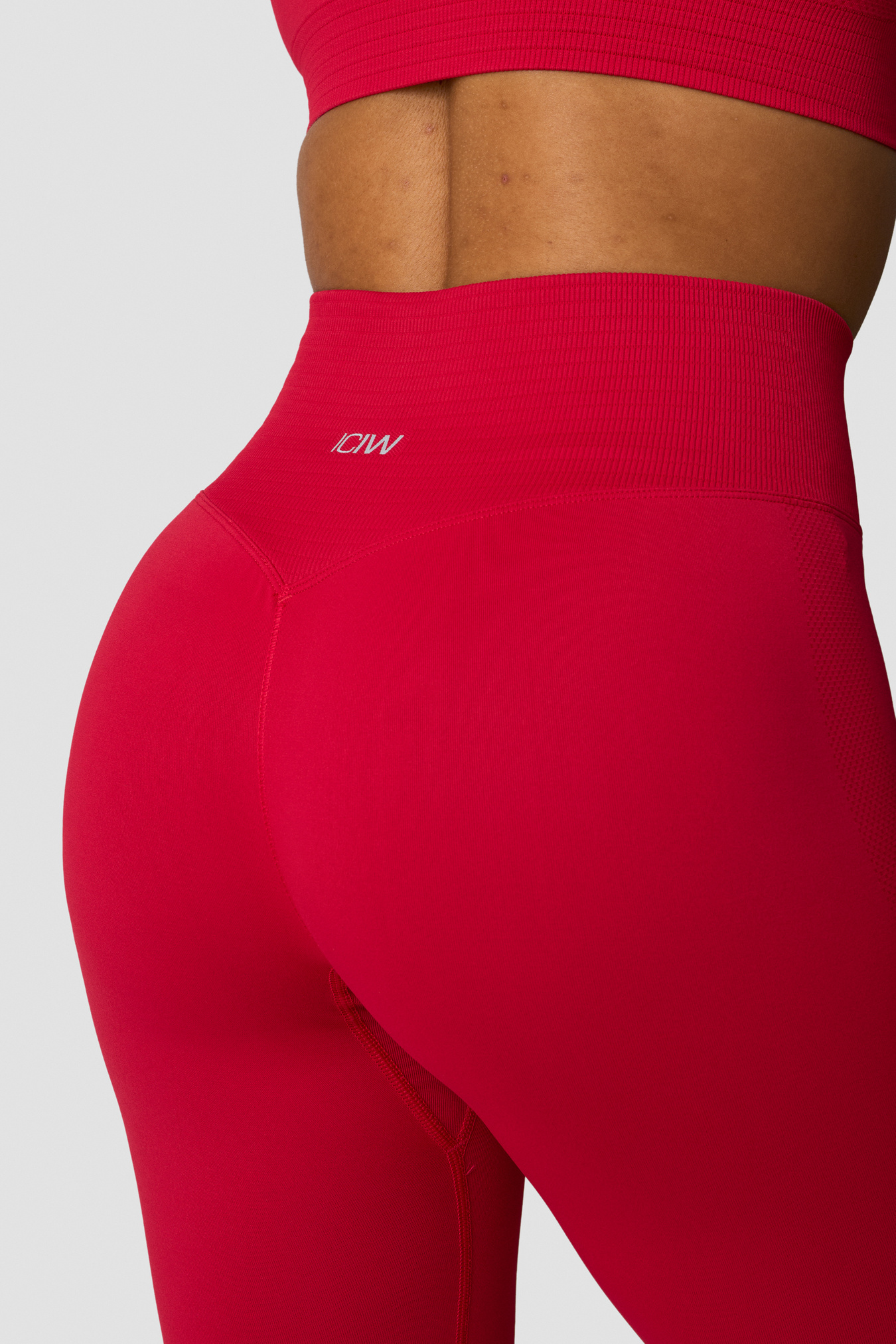 Define Seamless V-shape Tights Red Cherry - imagen 2