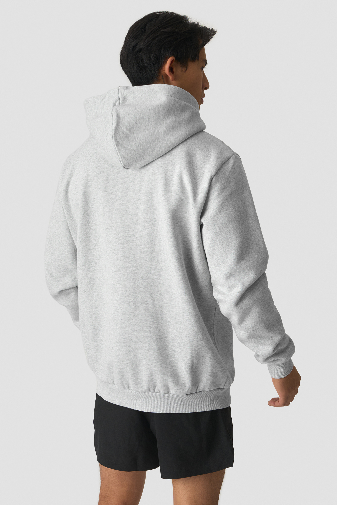 Everyday Zip Hoodie Light Grey Melange - afbeelding 3