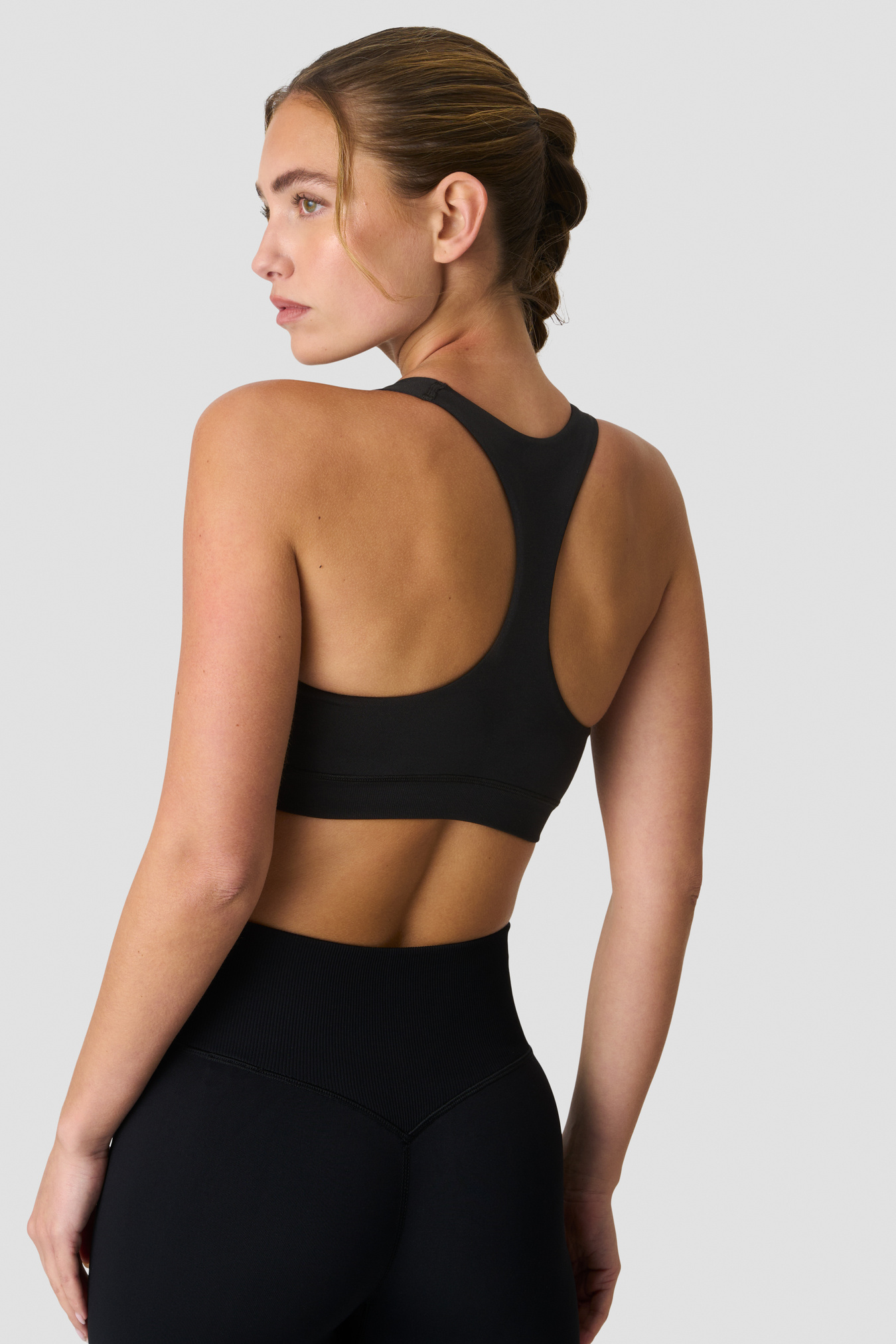 Define Seamless Racer Back Sports Bra Black - Bild 2