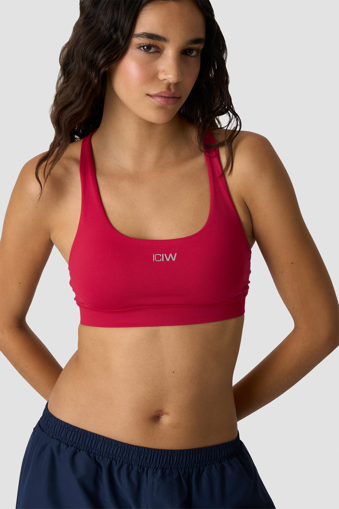 Define Seamless Racer Back Sports Bra Bright Red - kuva 3
