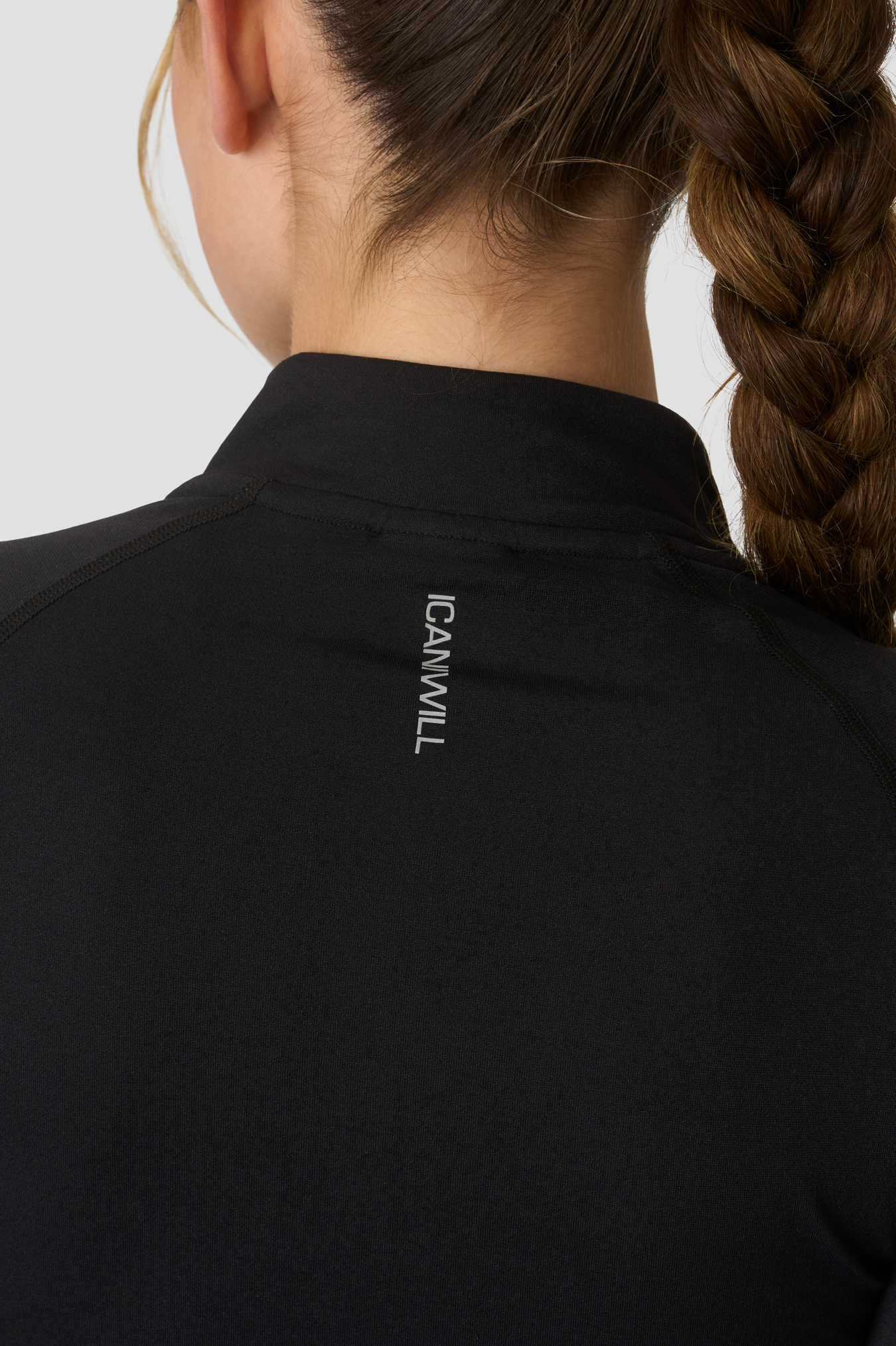 Define Seamless Cropped Zip Jacket Black - billede 2