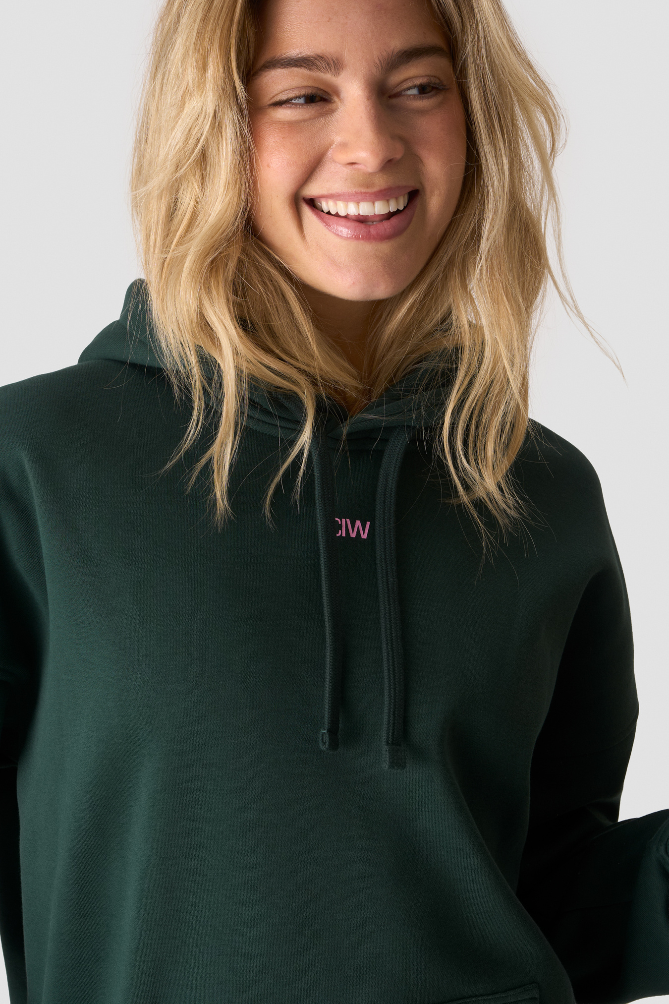 Everyday Relaxed Hoodie Print Wet Green - image 4